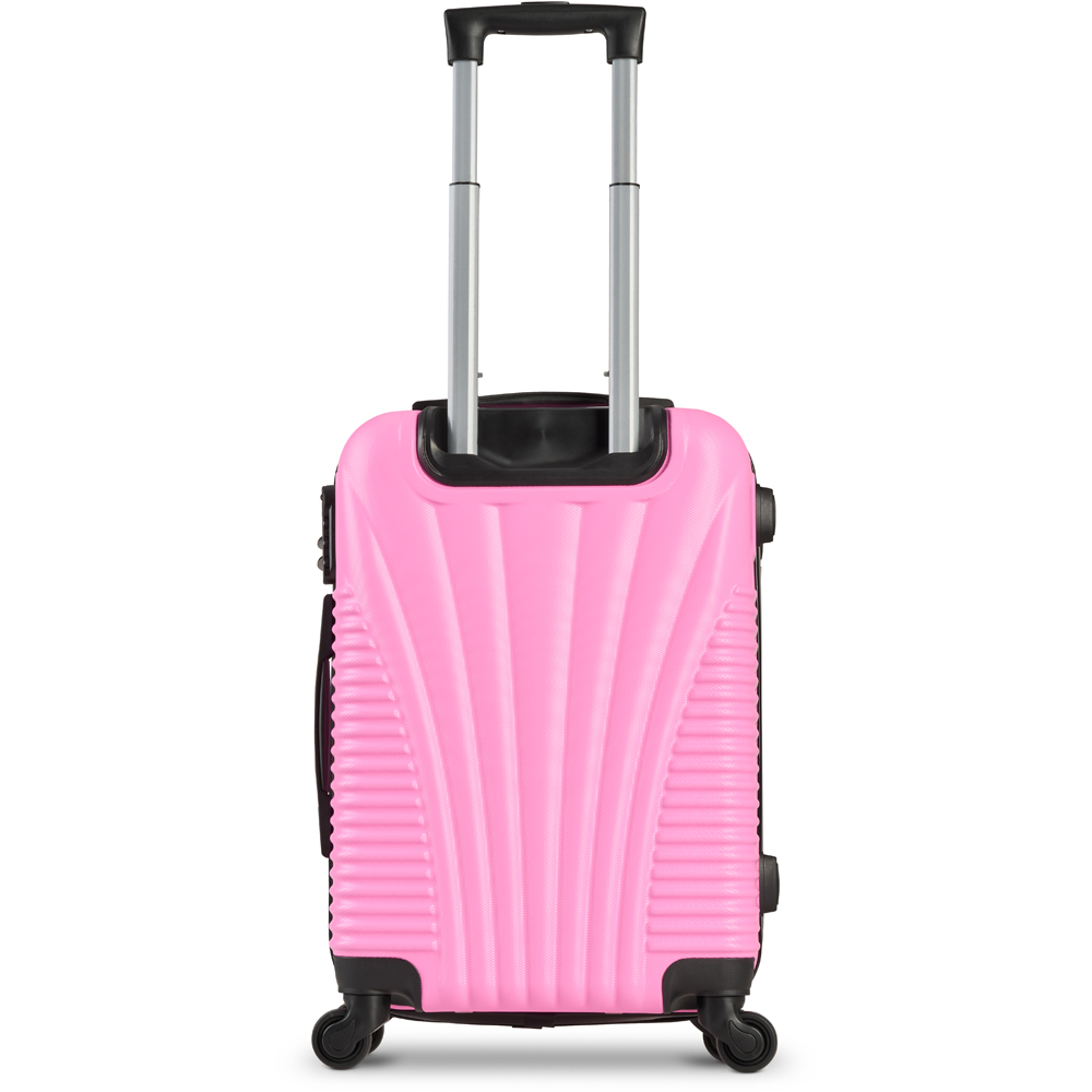 SA Products Hot Pink Hardshell Airline Approved Cabin Suitcase Image 2