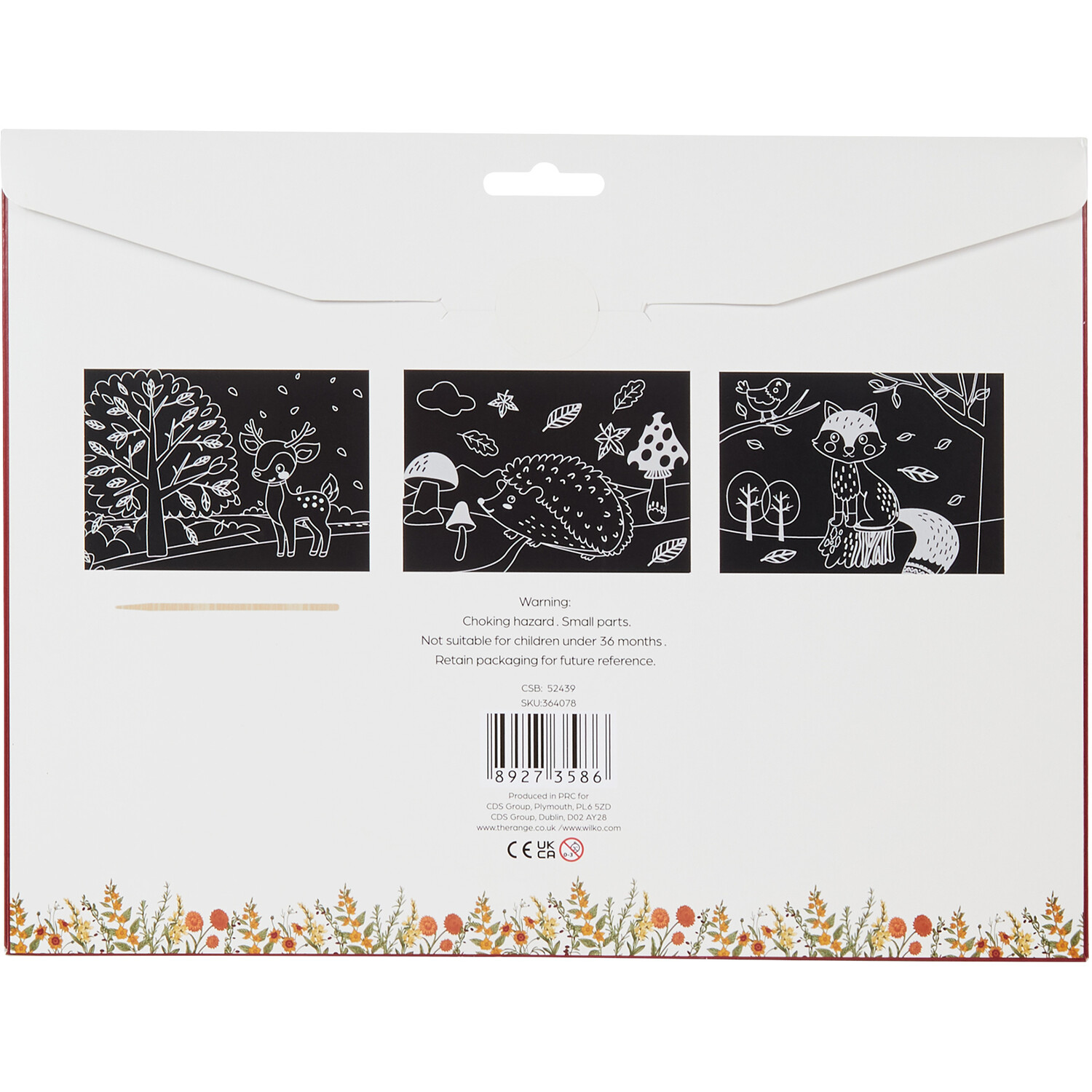 Woodland Animals Scratch Art Set Image 2