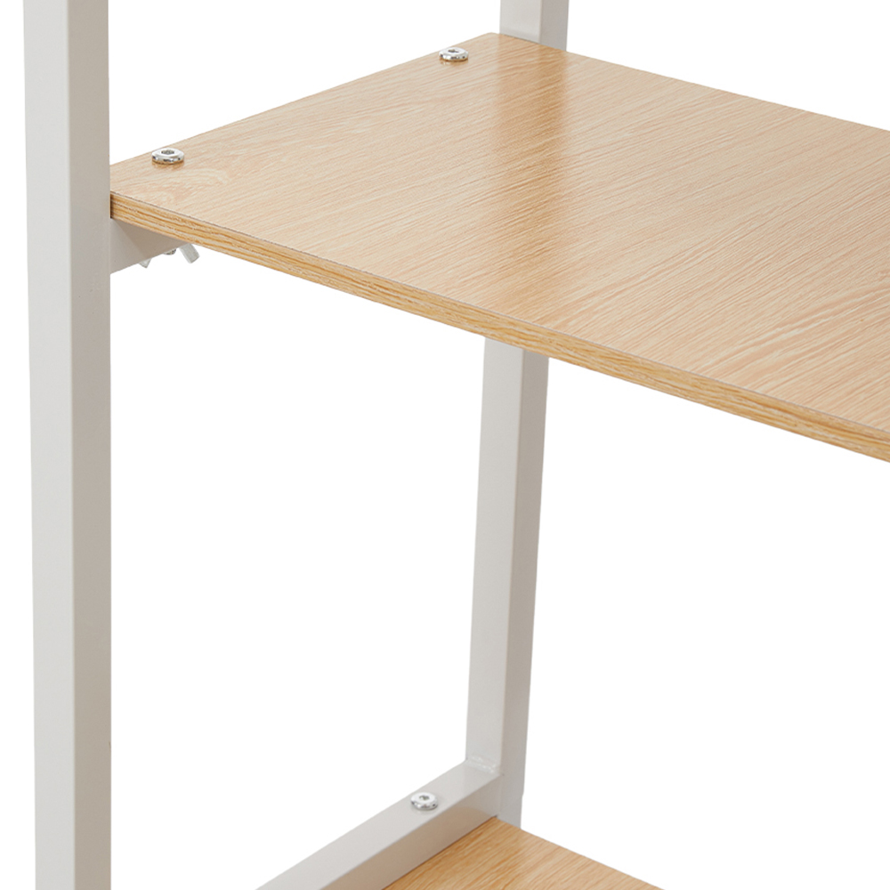 Living and Home 3 Shelf White Over Toilet Storage Shelf Image 4