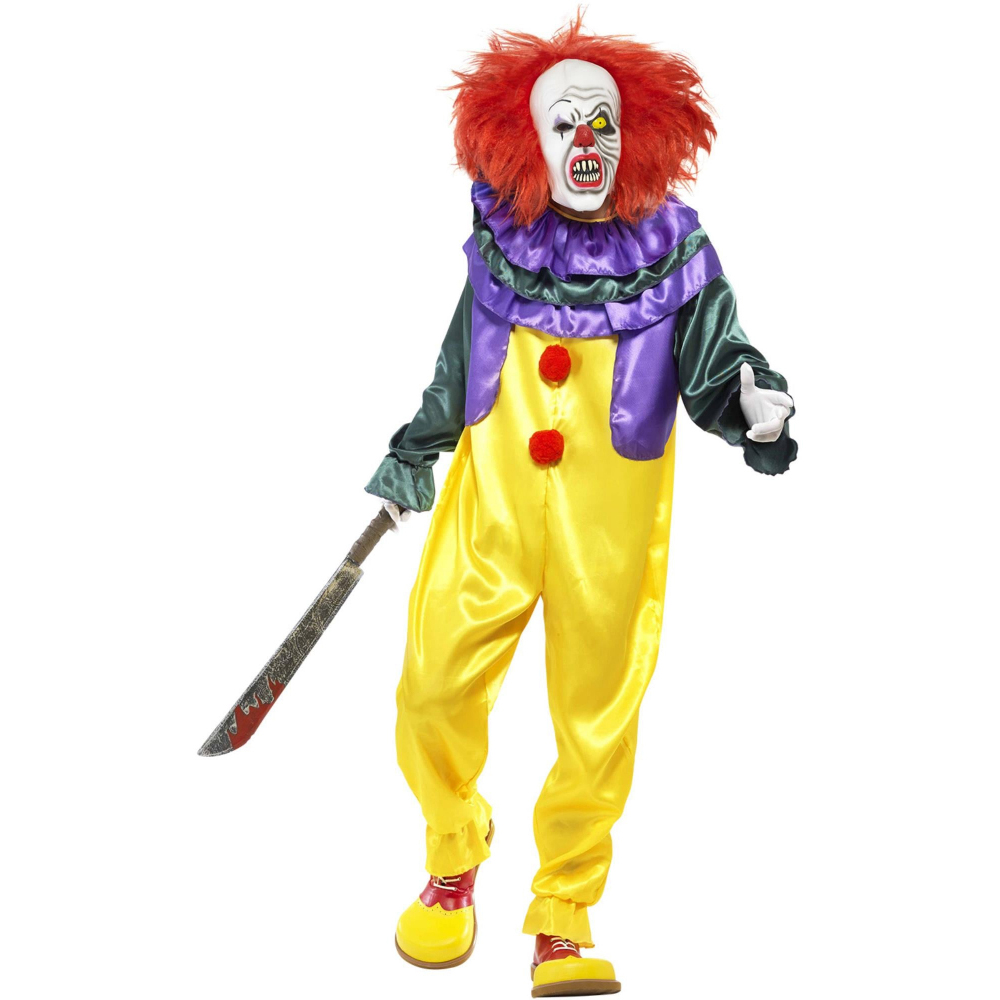 Rubies Adult Classic Horror Clown Halloween Costume XL Image 4