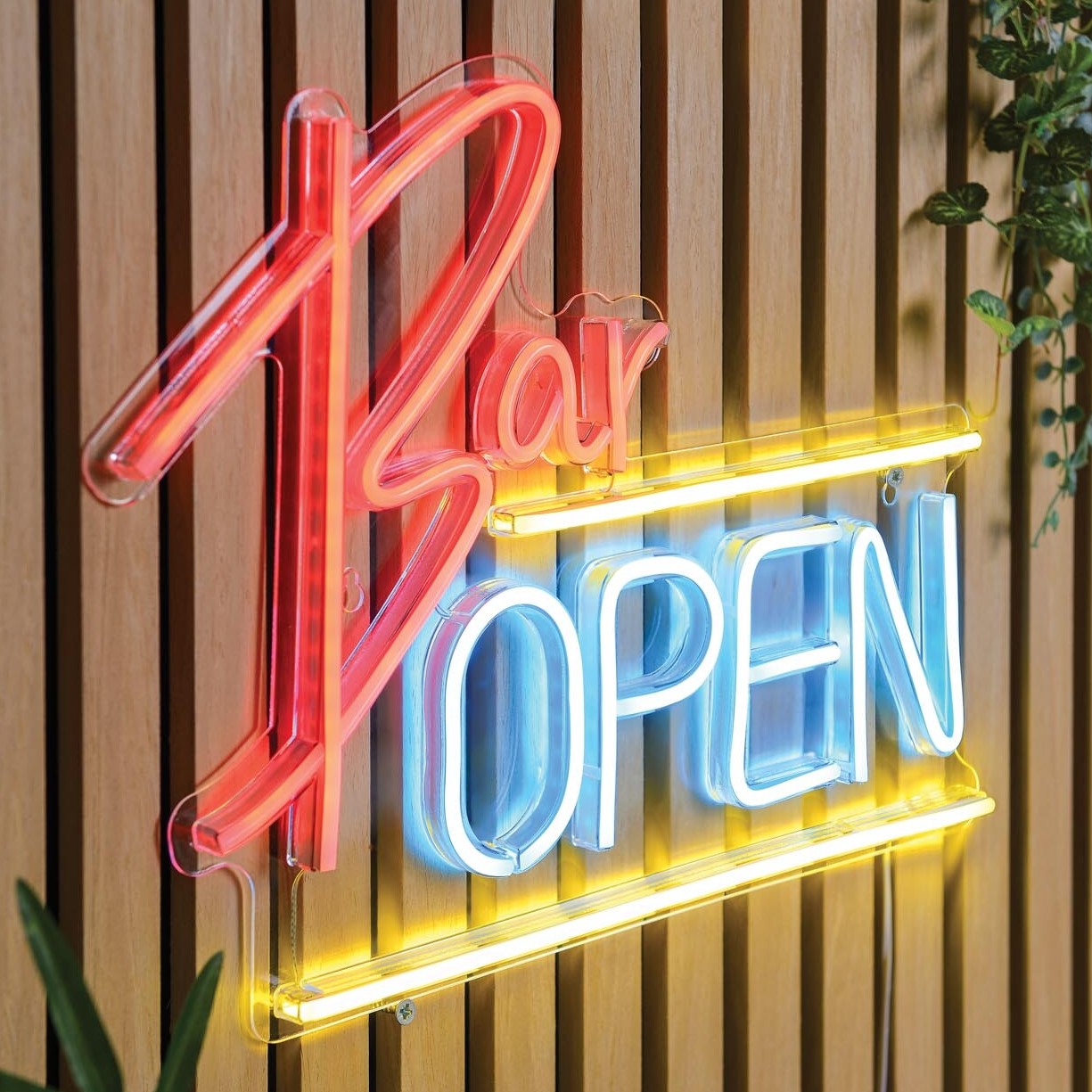 Bar Open Outdoor Neon Sign Image 1