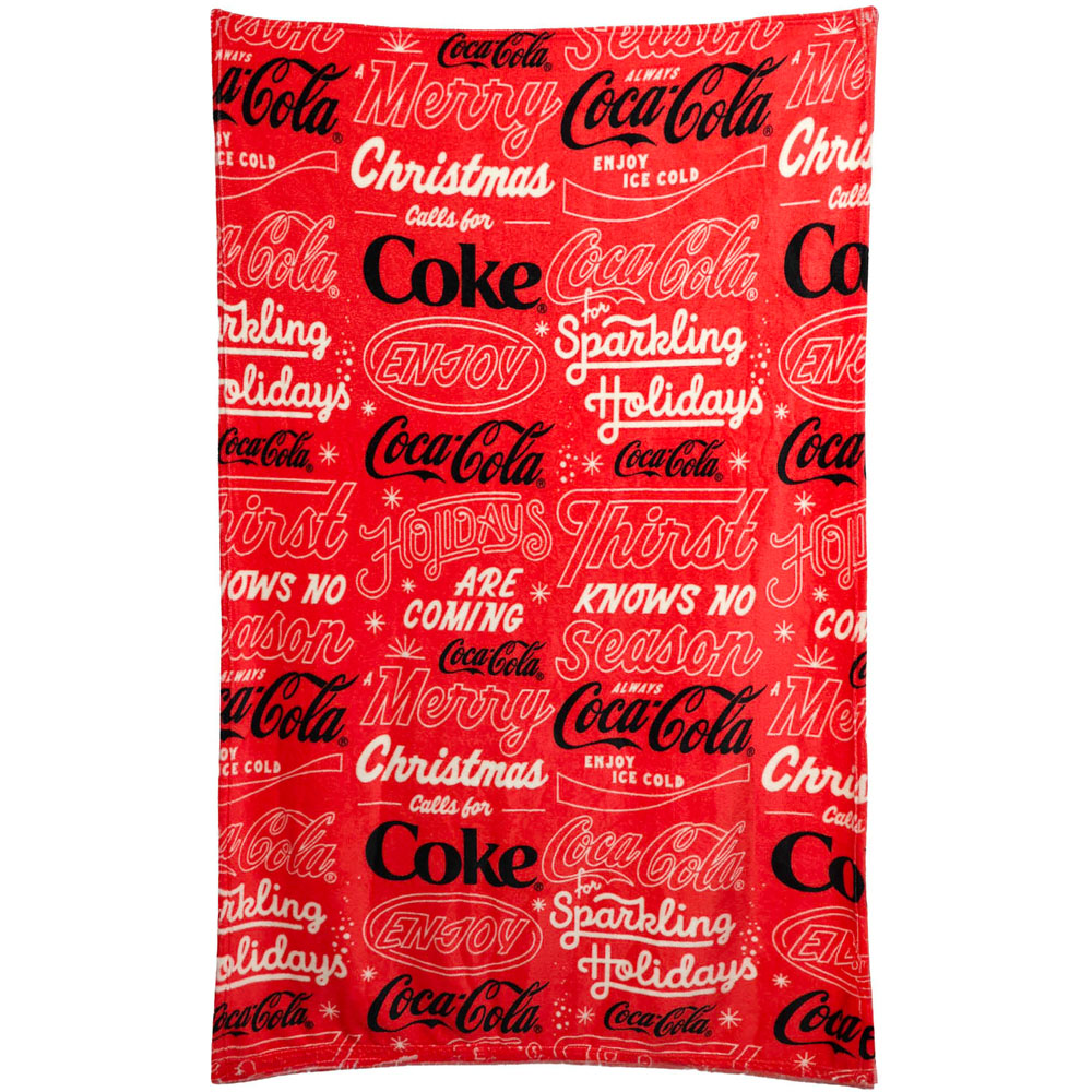 Coca-Cola Seasonal Throw Red Image 3