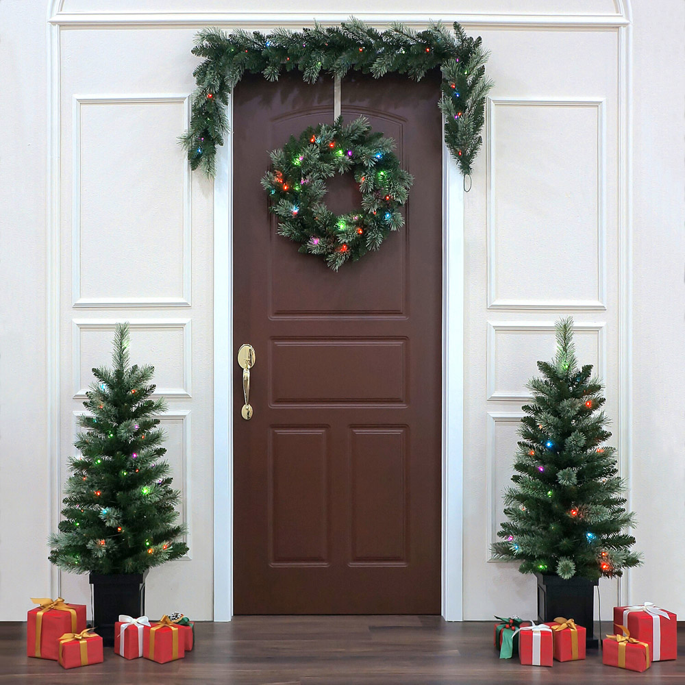 4 Piece Mystic Multi-Lit Front Door Set Image 9