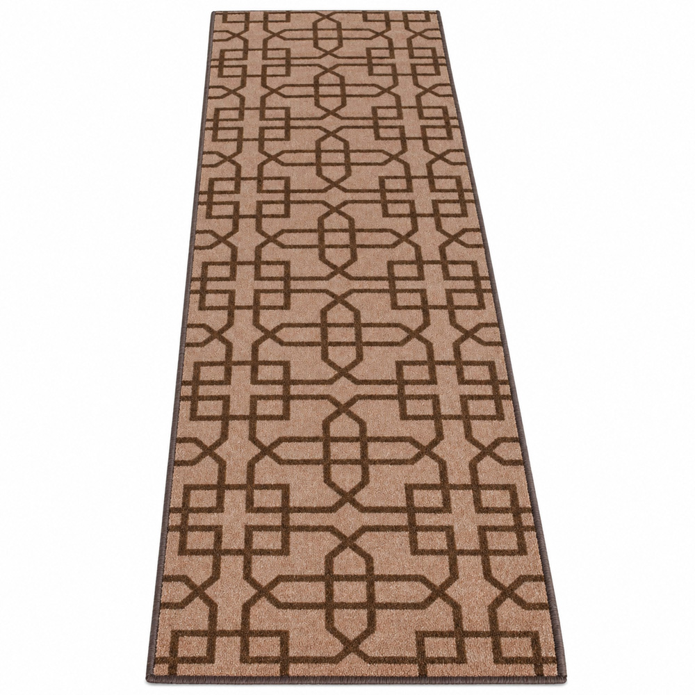 Smart Living Siam Beige and Brown Gel Back Non-Slip Mat 80 x 300cm Image 3