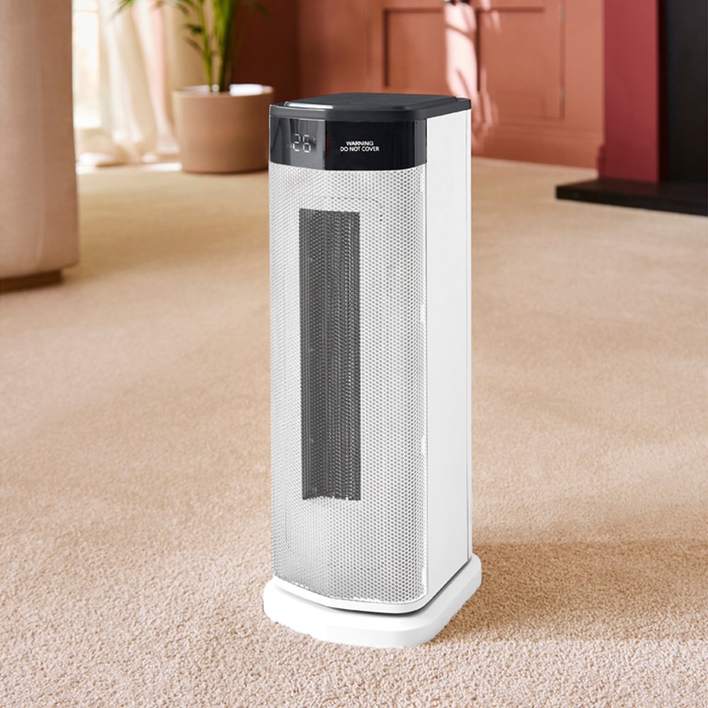 Morphy Richards White Ceramic Tower Fan Heater 2000W Image 5