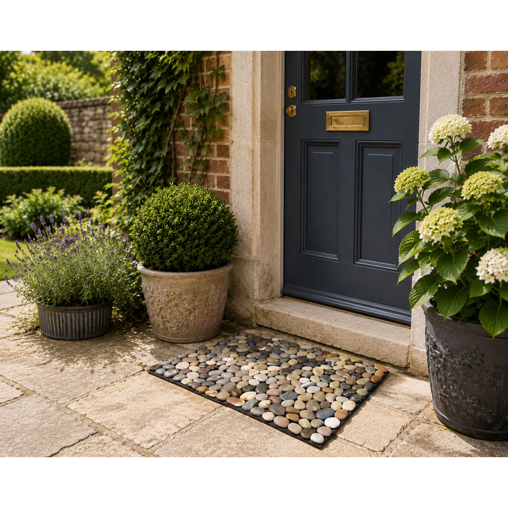 Avilo River Rock Pebble Door Mat Image 4