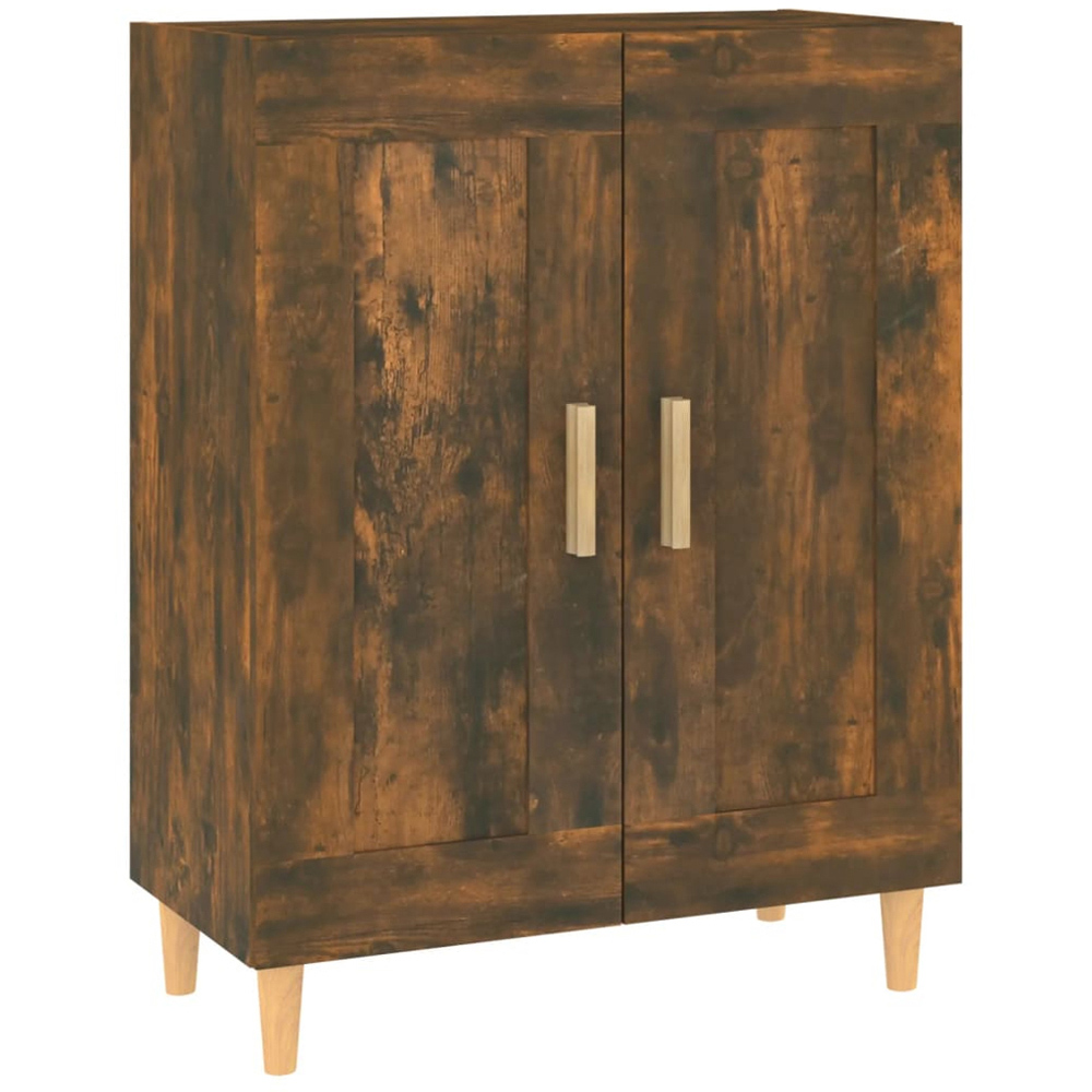vidaXL 2 Door Smoked Oak Sideboard Image 2