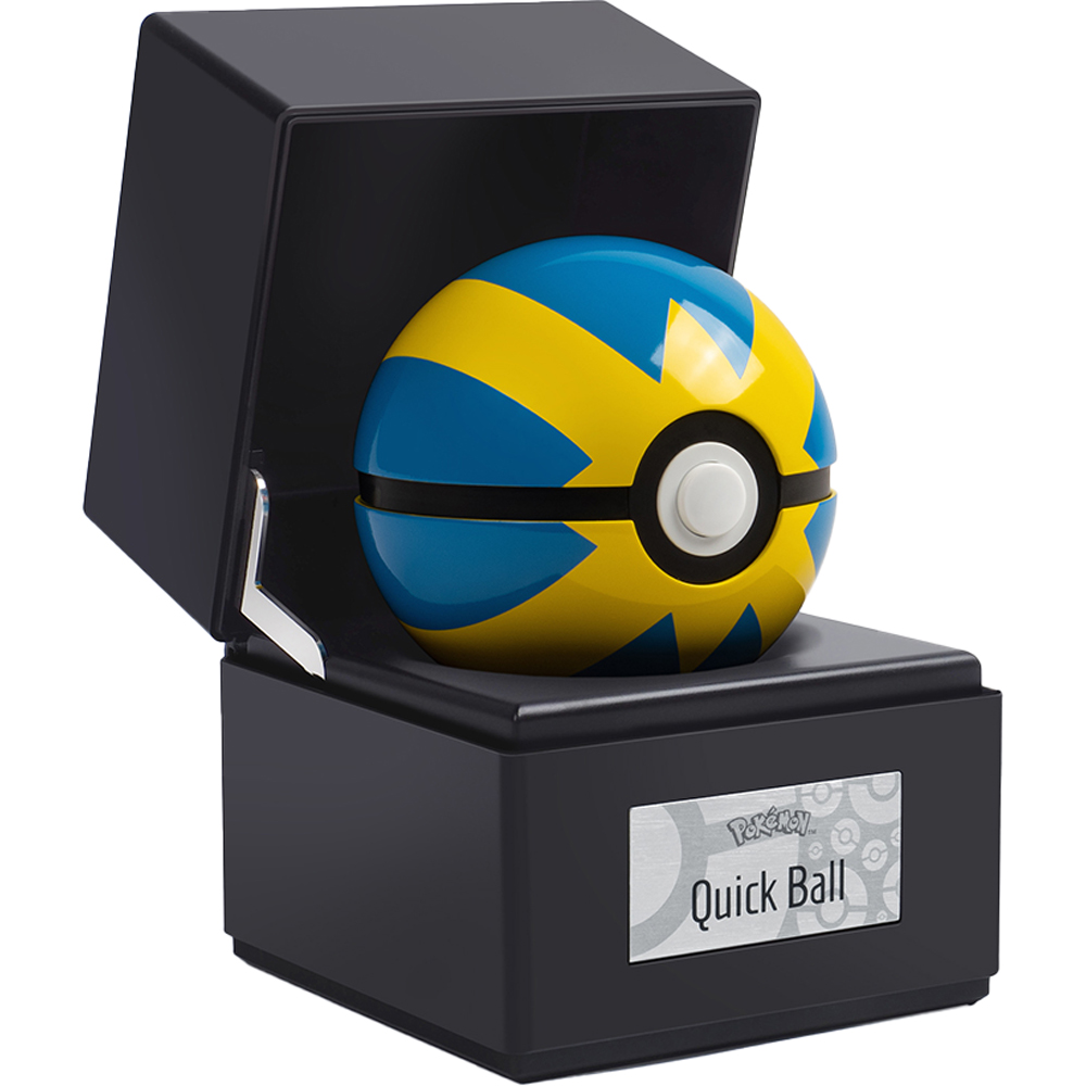 The Wand Company Pokemon Die-Cast Quick Ball Replica Image 1