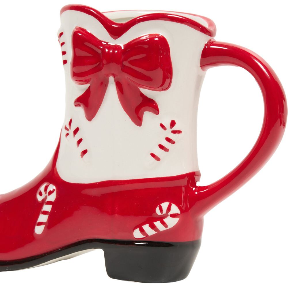 Christmas Cowboy Shaped Boot Mug Image 6