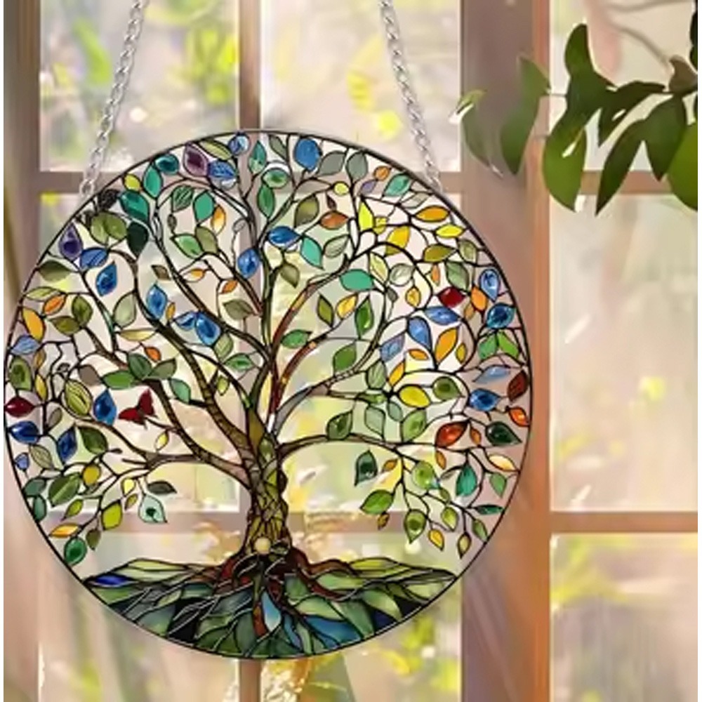 Avilo Tree of Life Hanging Sun Catcher Image 2