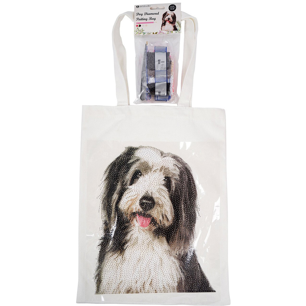 Art StudioCat or Dog Diamond Painting Bag Image 3