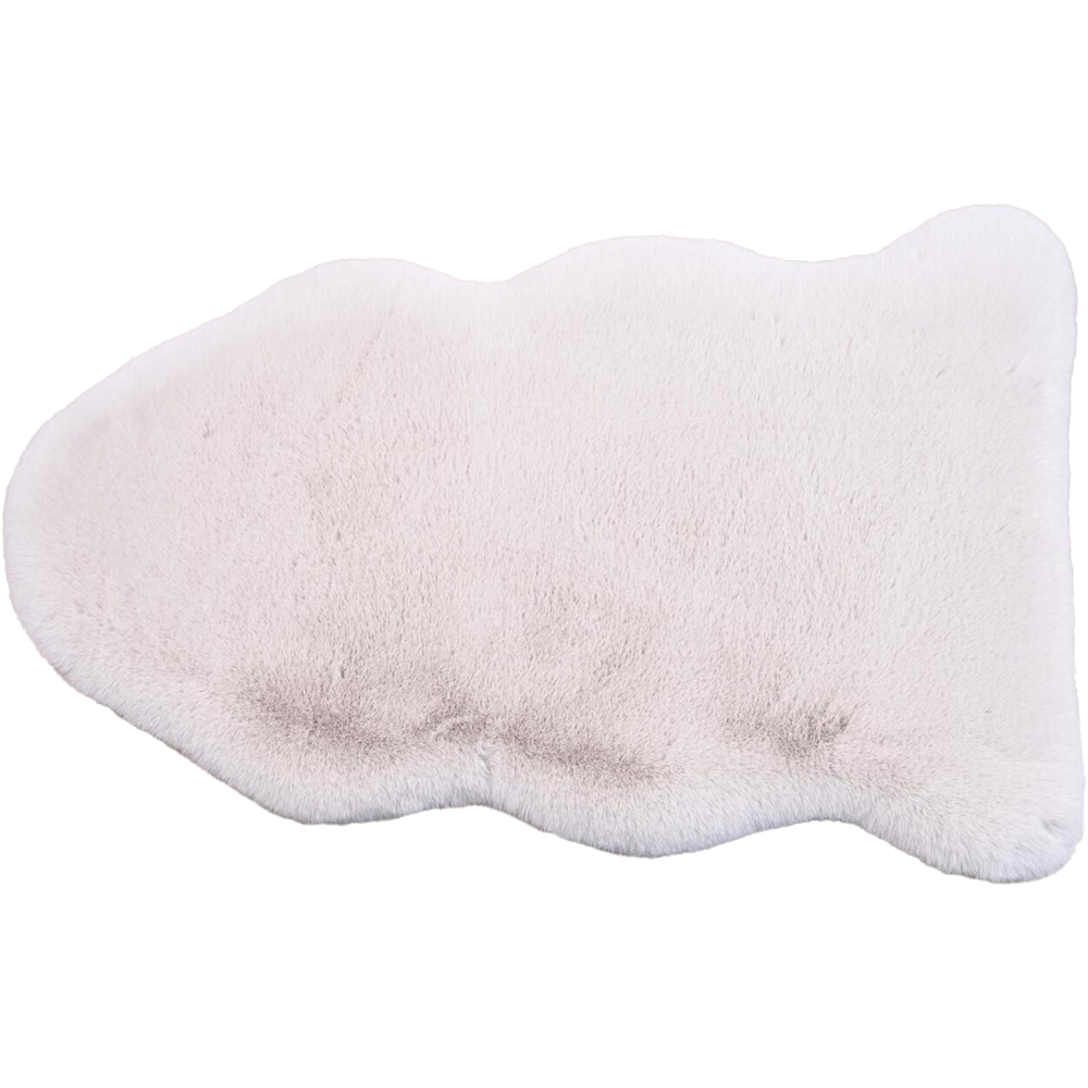 Deluxe Faux Rabbit Fur Rug Mink Wilko