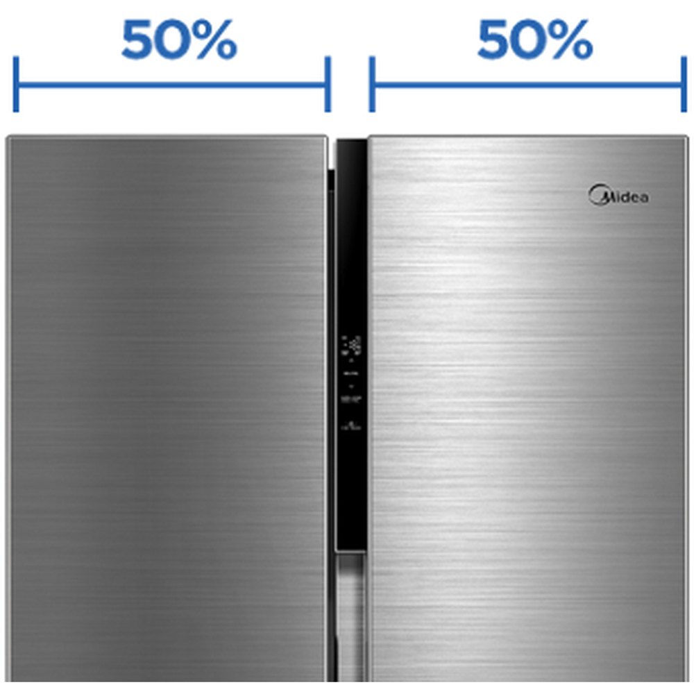 Midea MDRS619FIE46 Inox Total No Frost 460L Fridge Freezer Image 8