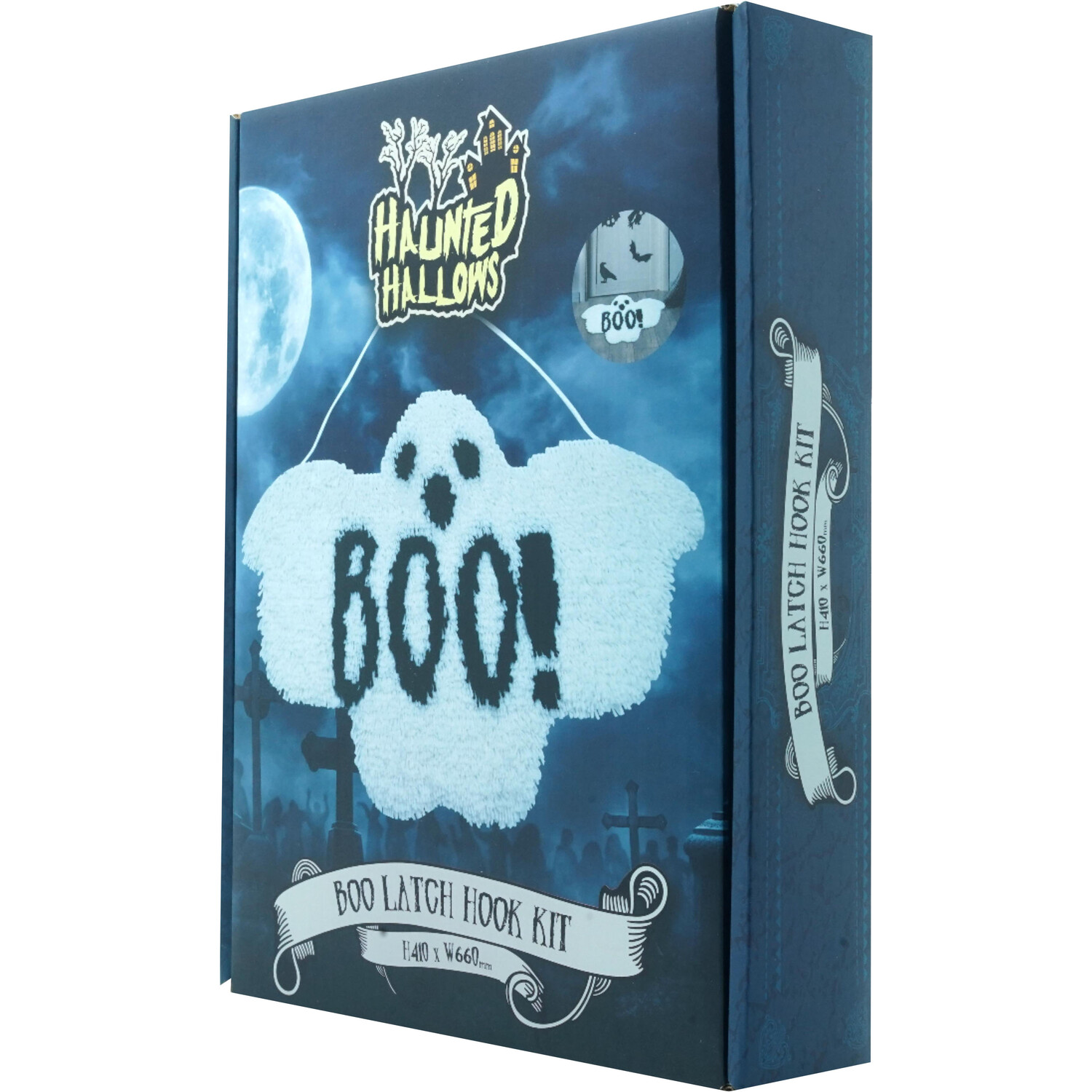 Boo Latch Hook Kit Blue Image 2