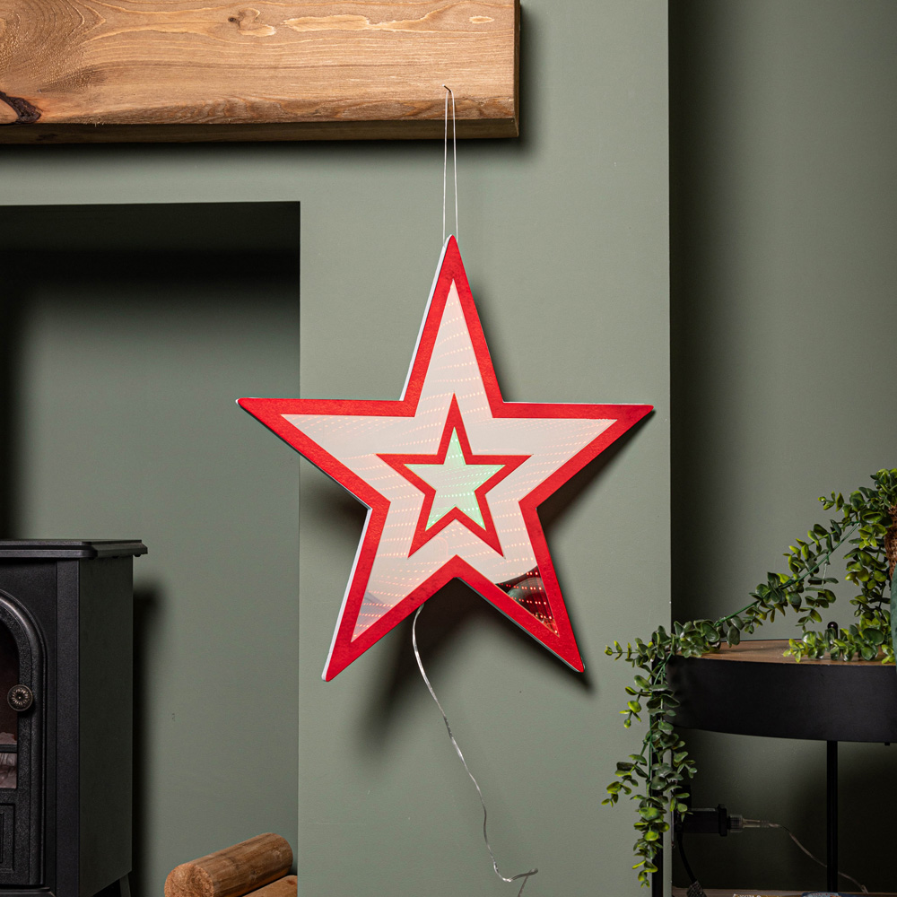 Samuel Alexander Light Up Star Infinity Christmas Decoration 47cm Image 3