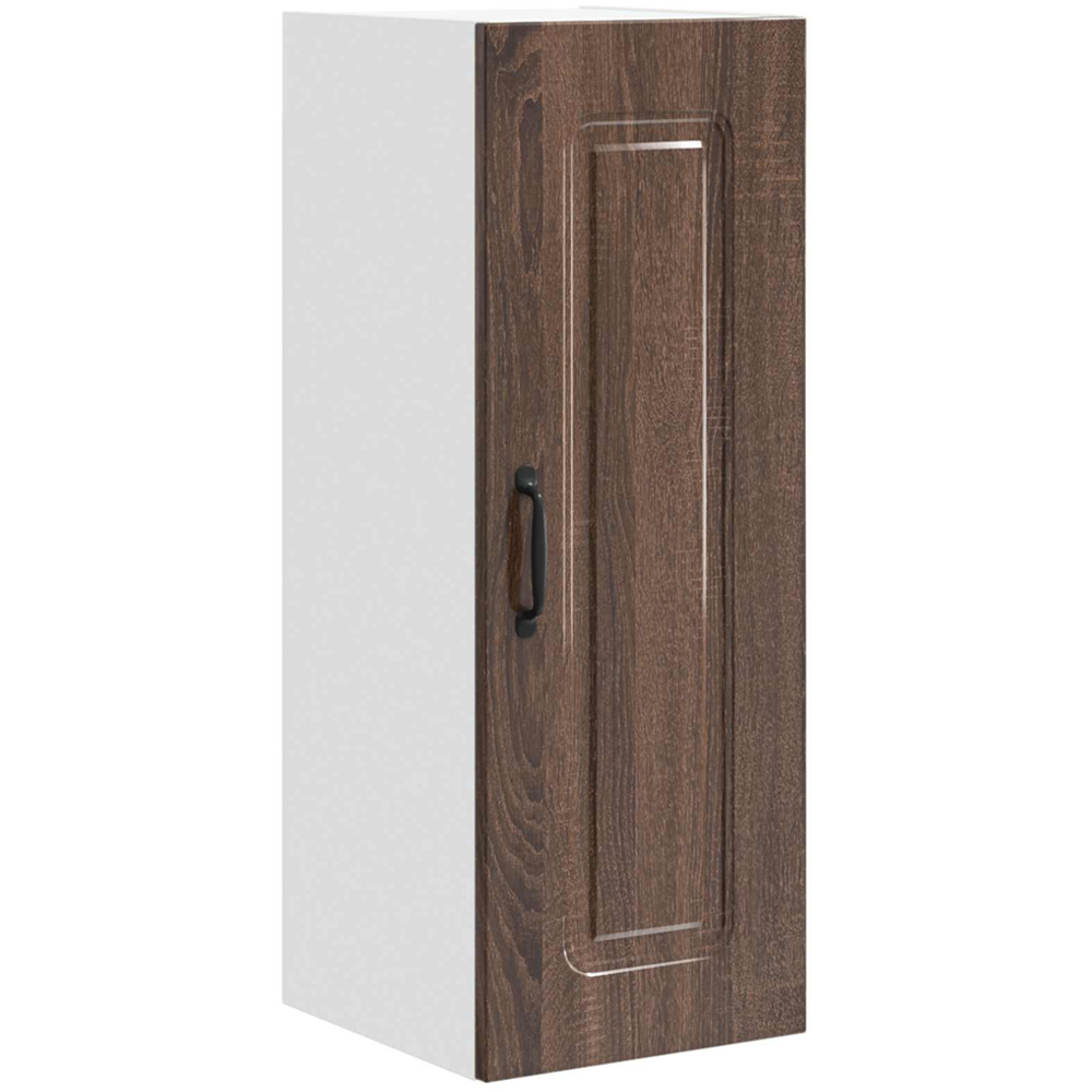 vidaXL Kalmar Single Door Brown Oak Wall Kitchen Cabinet Image 2