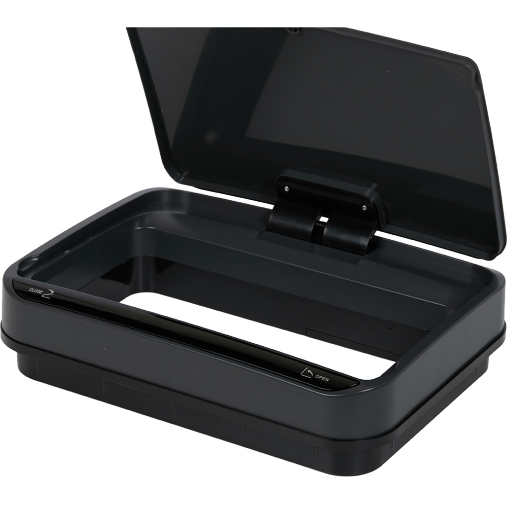 Living Solutions Sensor Bin Dark Grey Image 5