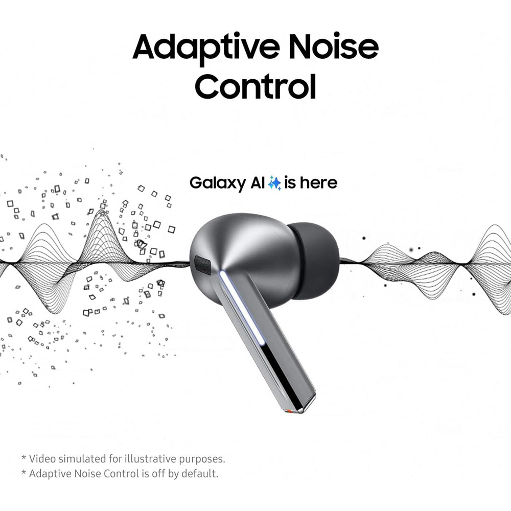 Samsung Galaxy SM-R630 White Buds3 Pro Active Noise Cancellation Wireless Earphones Image 8