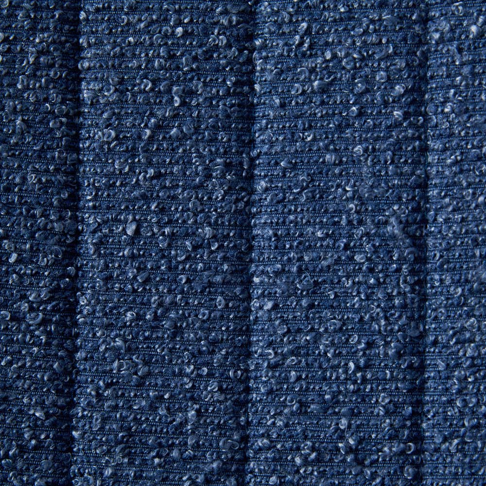 wilko Bella Set of 2 Blue Teddy Faux Fur Stitched Design Dining Chairs Image 5