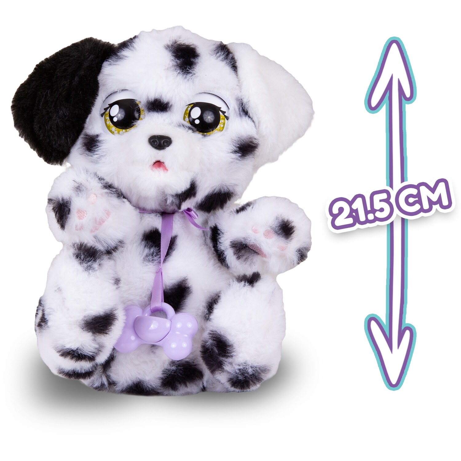 Baby Paws Purple Dalmatian Soft Toy Image 3