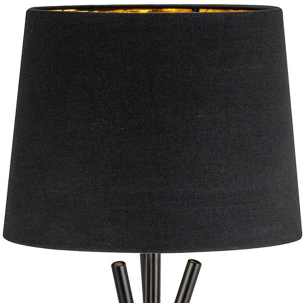 Camden Black and Gold Tripod Table Lamp Image 2
