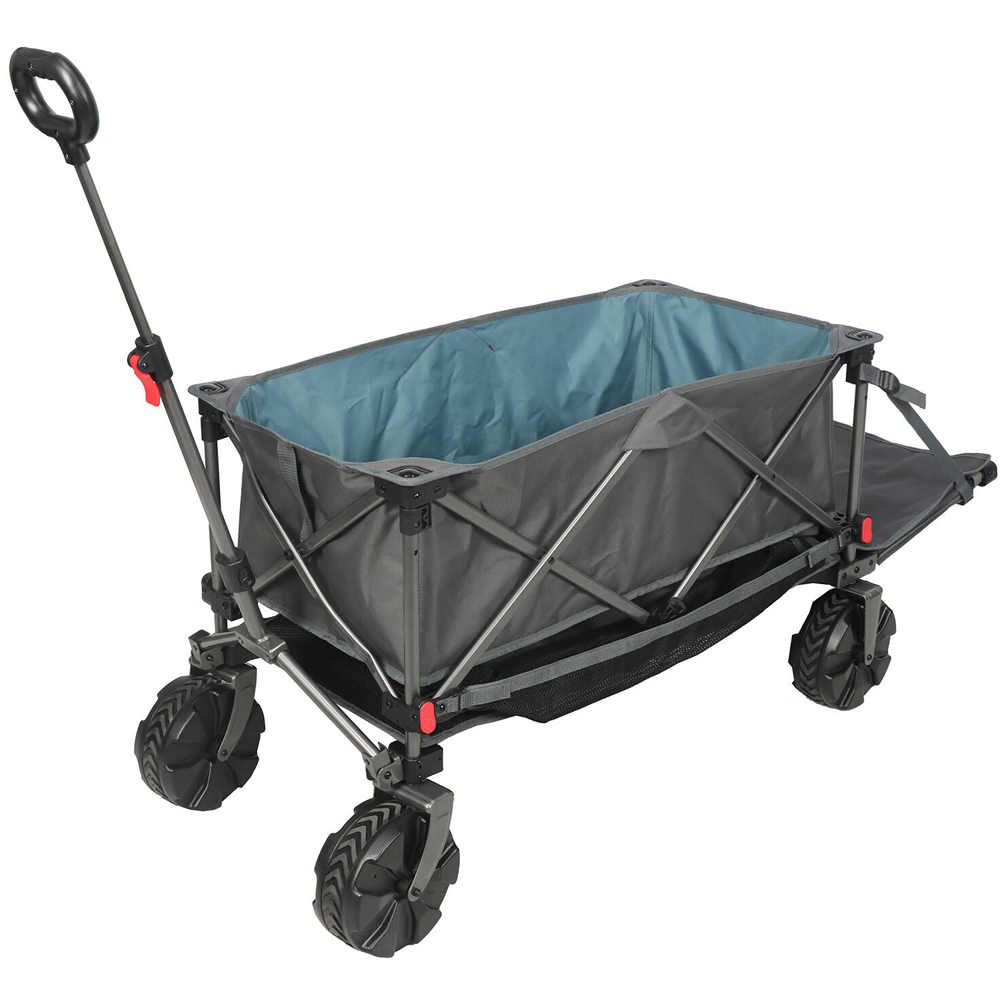Double Decker Camping Cart - Grey and Black Image 7