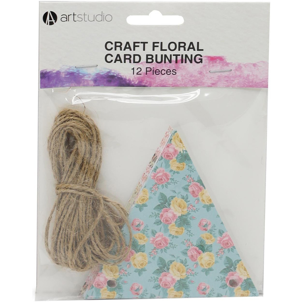 Art Studio Craft Floral Card Bunting Image