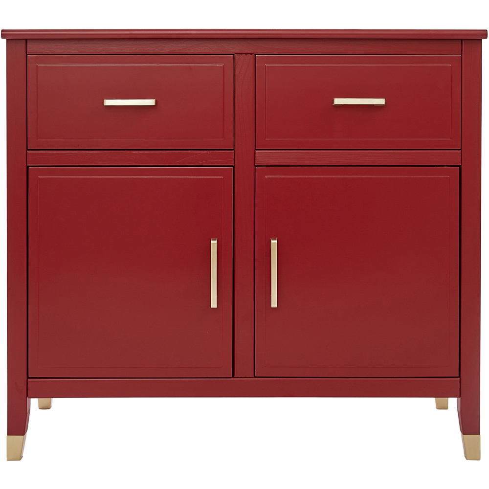 Palazzi 2 Doors 2 Drawers Red Sideboard Image 3