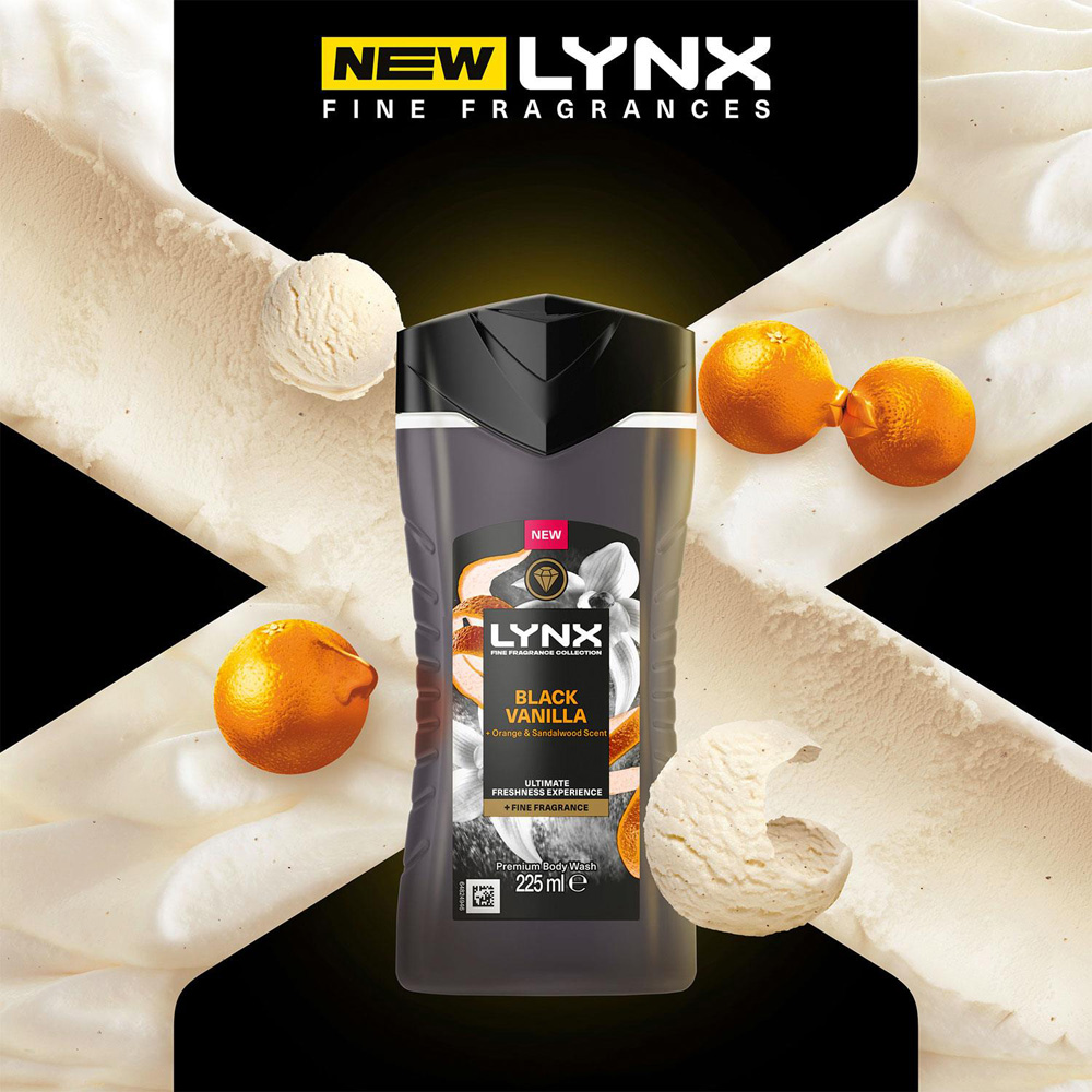 Lynx Black Vanilla Body Spray and Wash Gift Set 3 Pack Image 5
