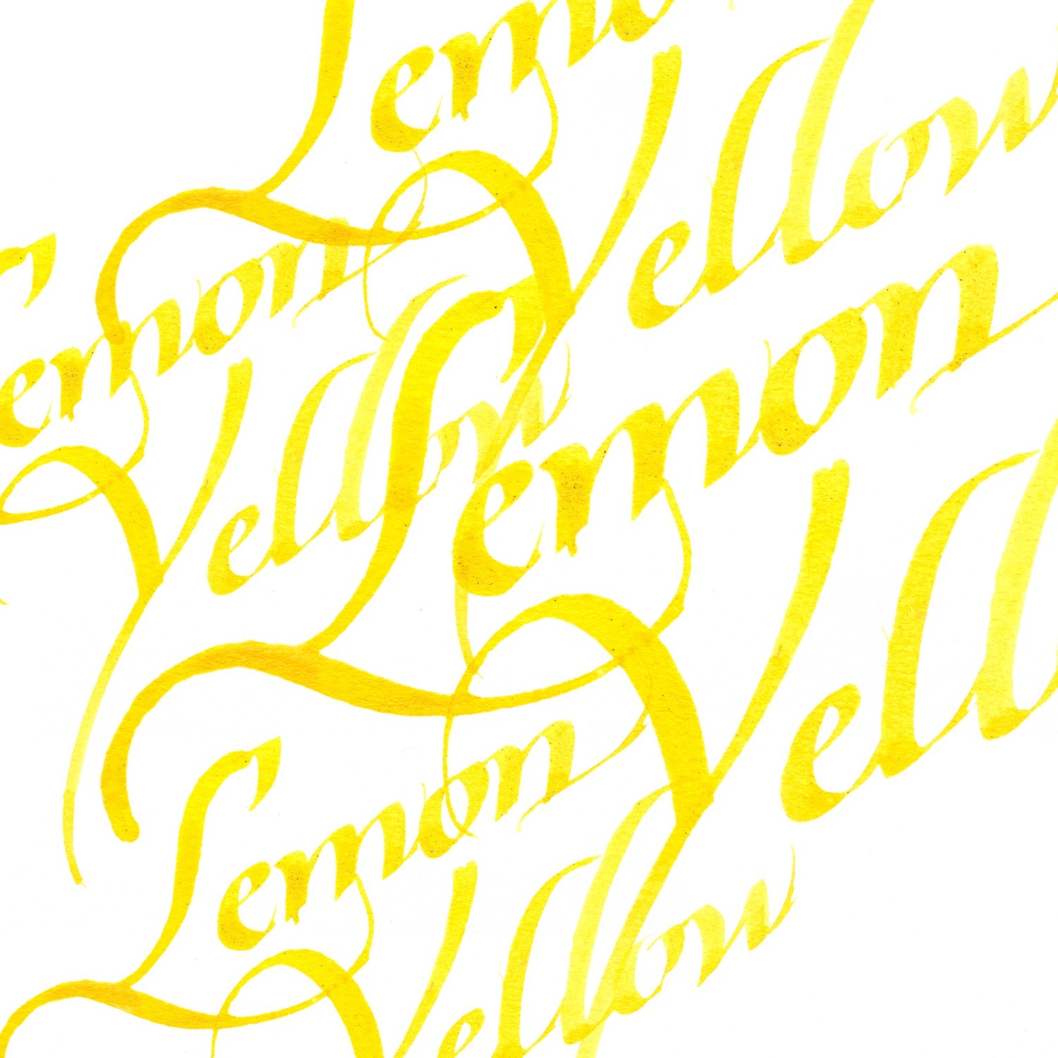 Winsor and Newton 30ml Calligraphy Ink - Lemon Yellow Image 2