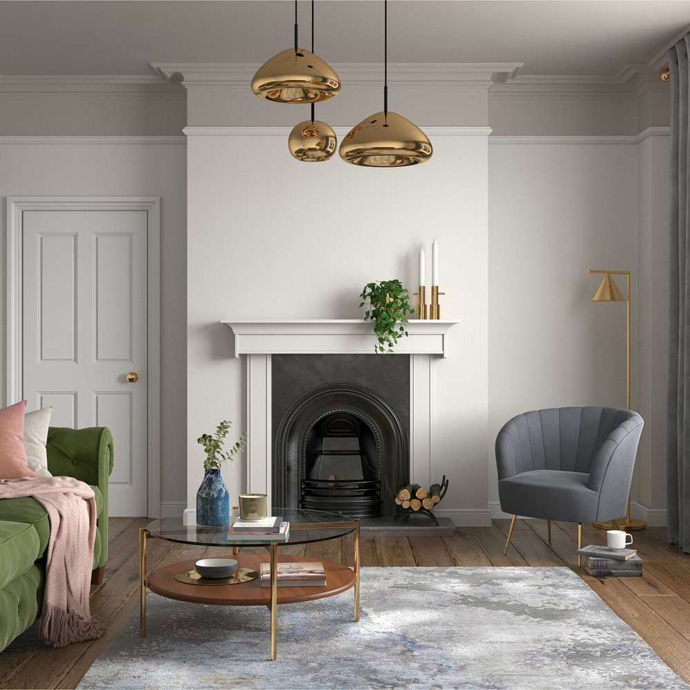 Dulux Heritage Walls and Ceilings Ash White Velvet Matt Emulsion Paint Tester Image 5