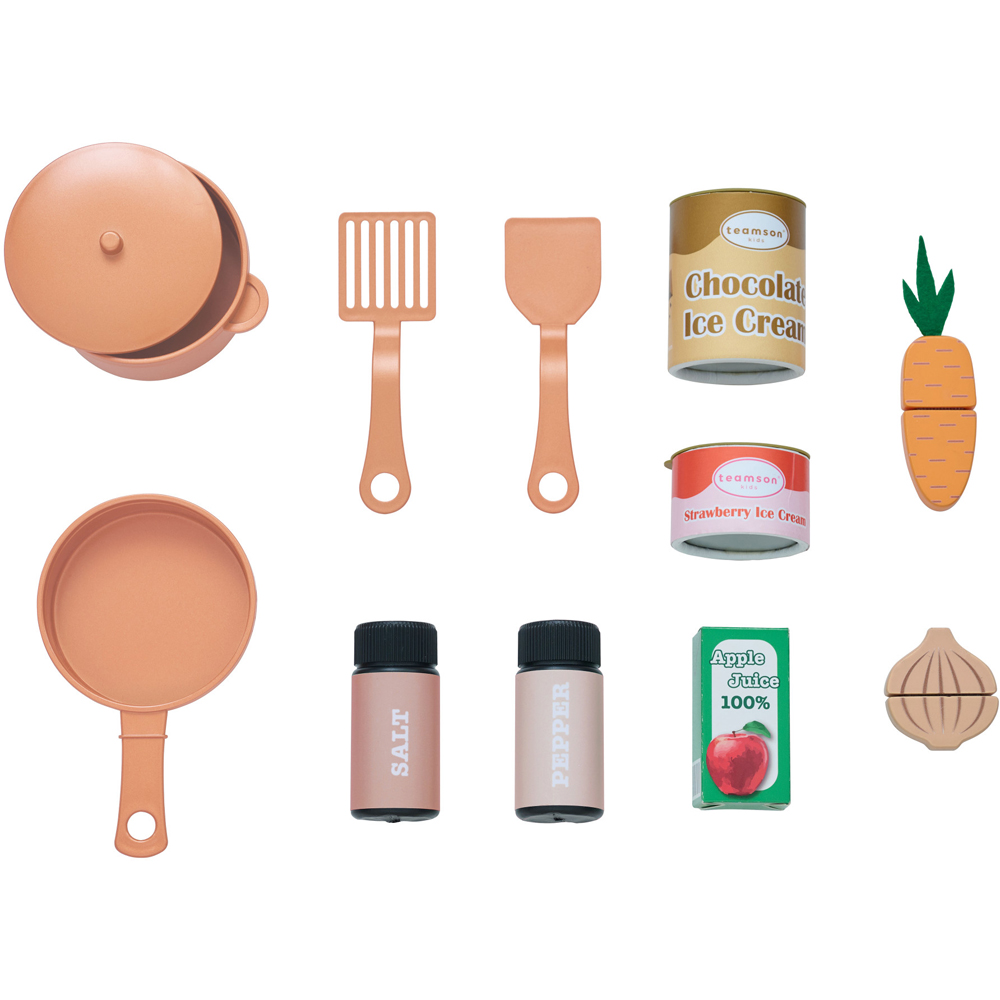 Teamson Kids Little Chef Peach Chester Sleek Play Kitchen Image 3