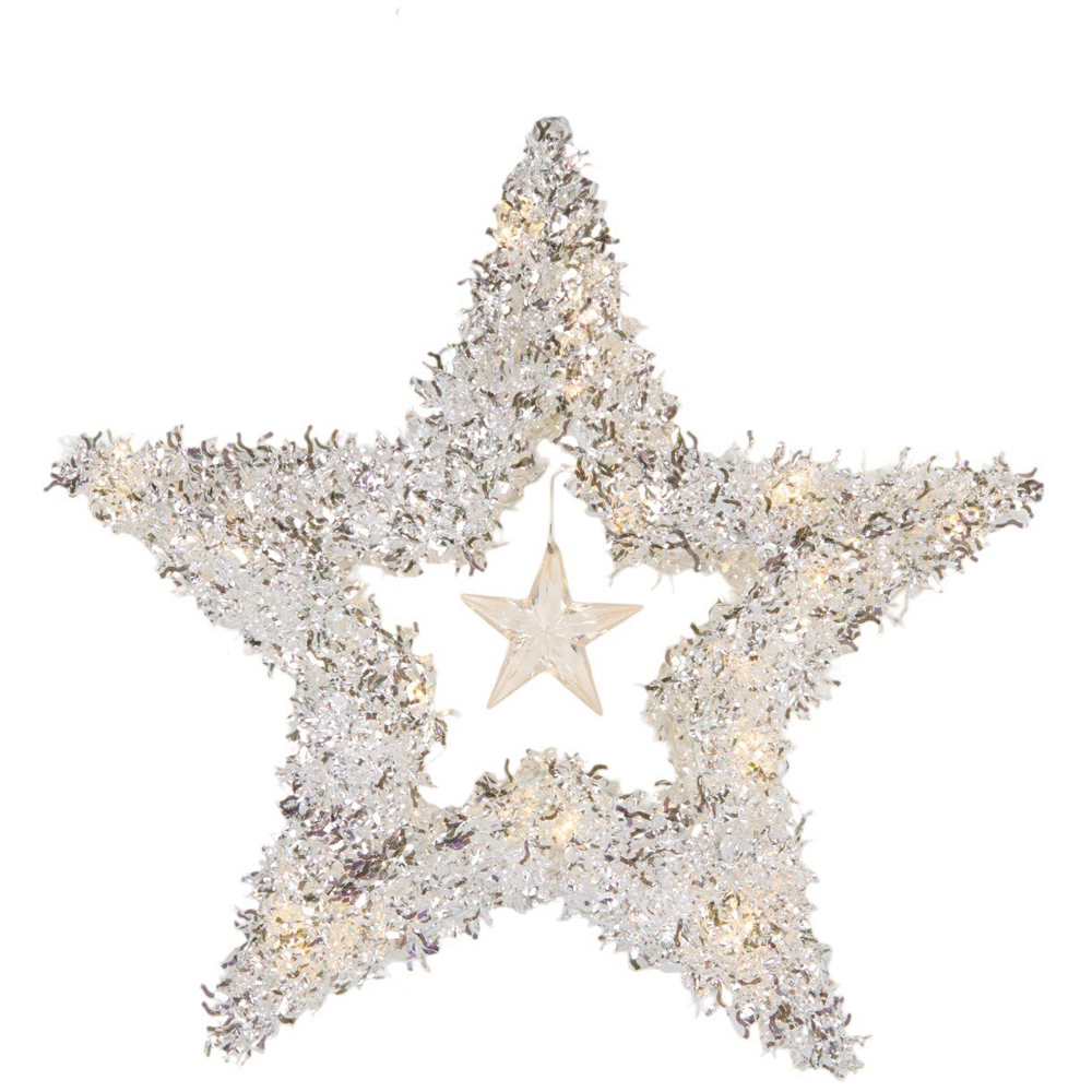 LED Tinsel StarWhite Image 3