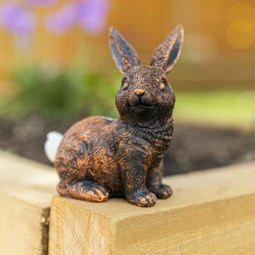 Garden Mile Solar LED Rabbit Garden Ornament Image 6