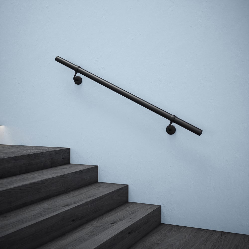 Rothley Matt Black Stair Handrail Kit 1.2m Image 9