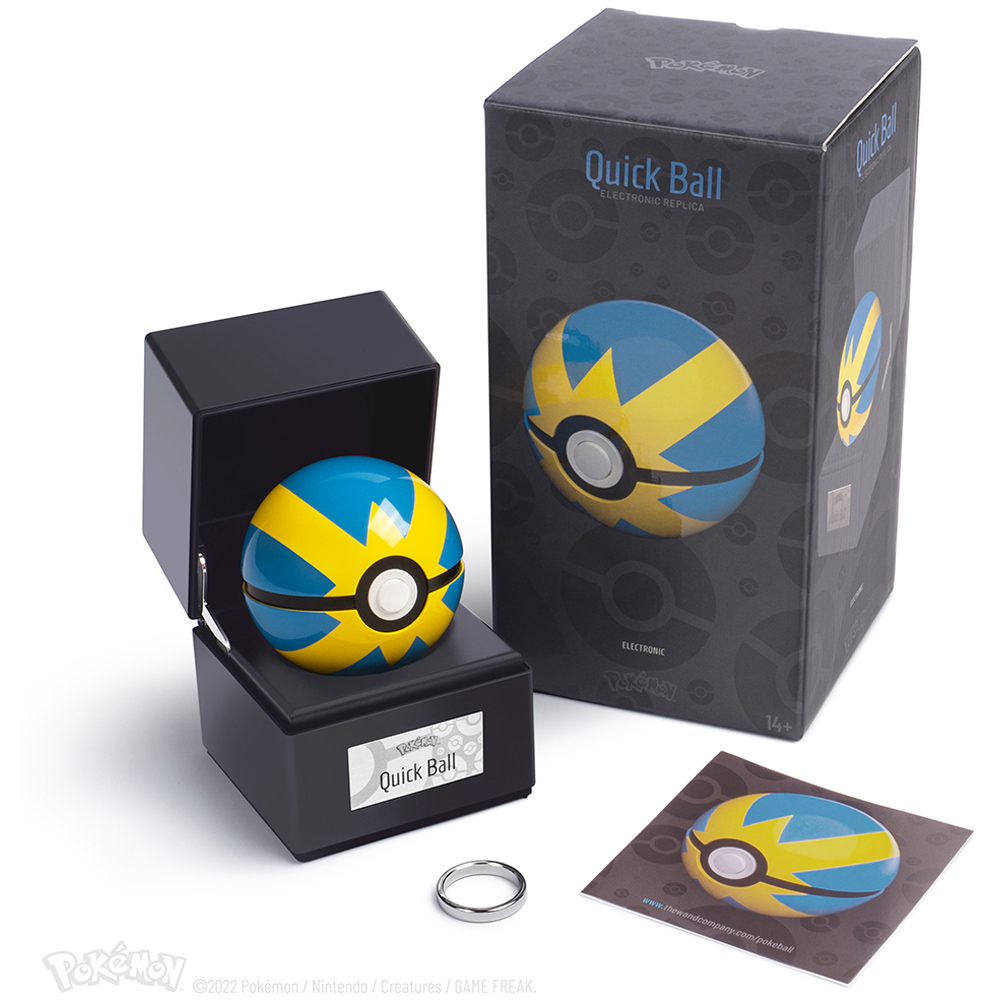 The Wand Company Pokemon Die-Cast Quick Ball Replica Image 3