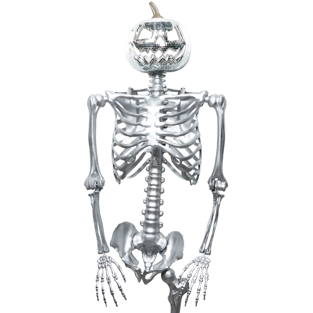 Large Disco Skeleton Silver Image 4