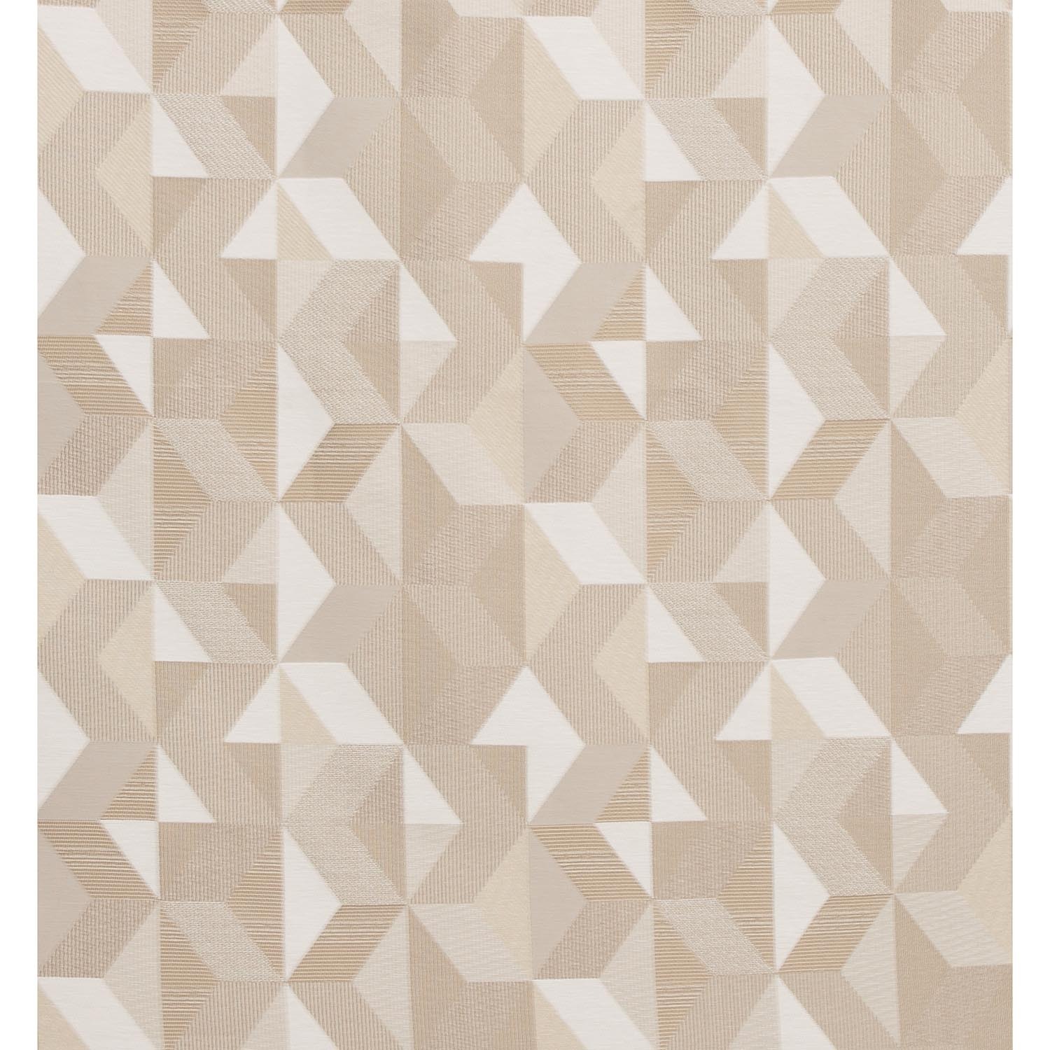 Chicago Natural Geo Eyelet Curtain 168 x 183cm Image 3