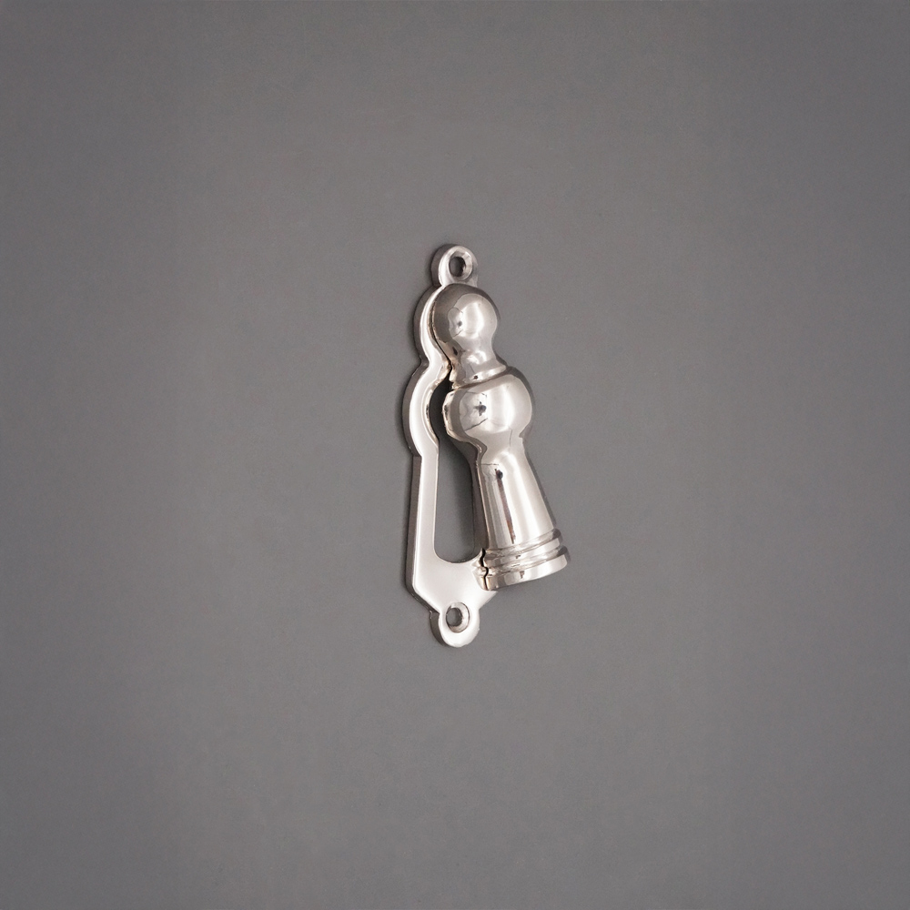 Spira Brass Lady Polished Nickel Escutcheon Image 2