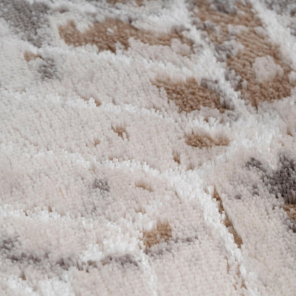 Kukoon Hatton Busby Beige Abstract Rug 120 x 170cm Image 5