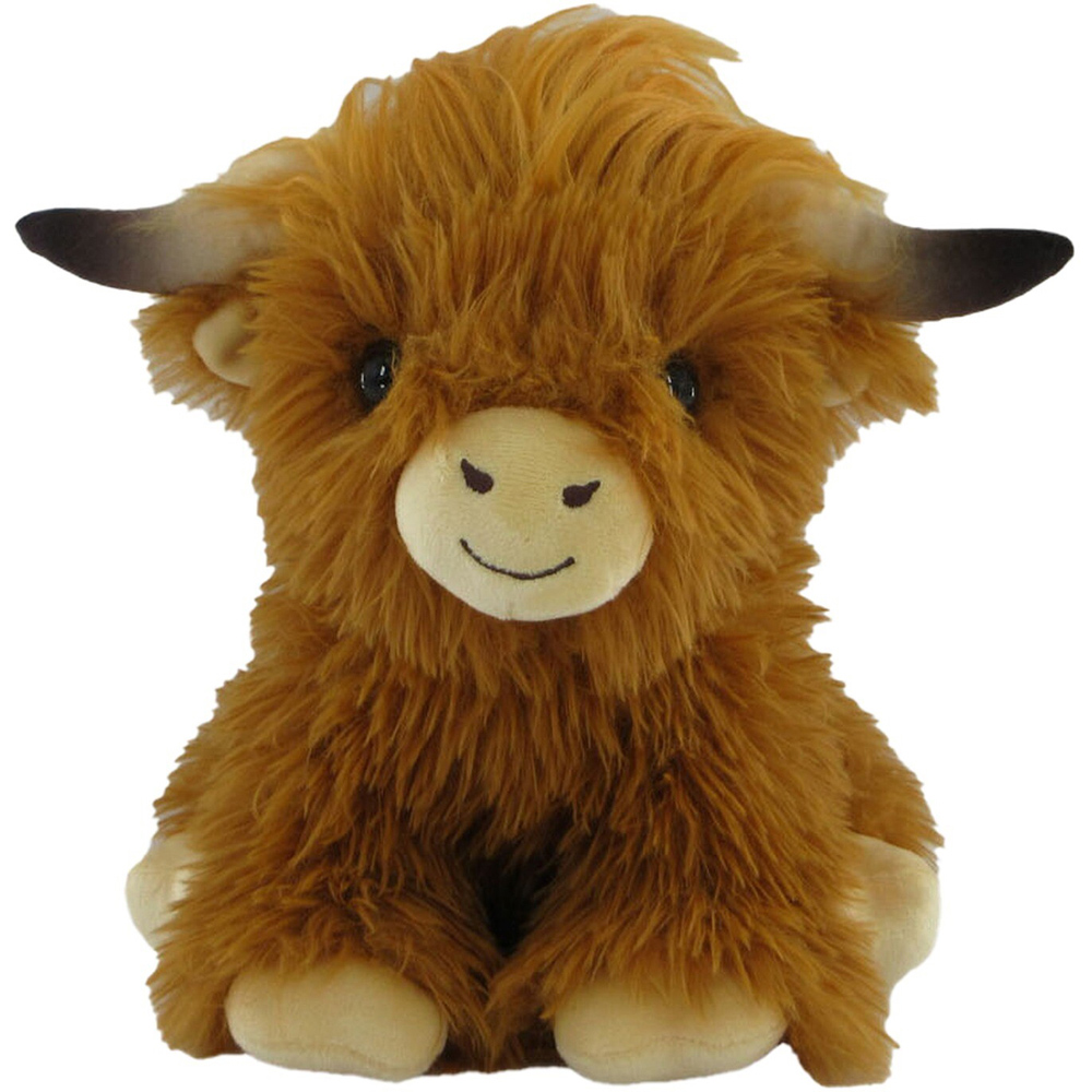 Highland Cow Plush Toy Brown Image 1