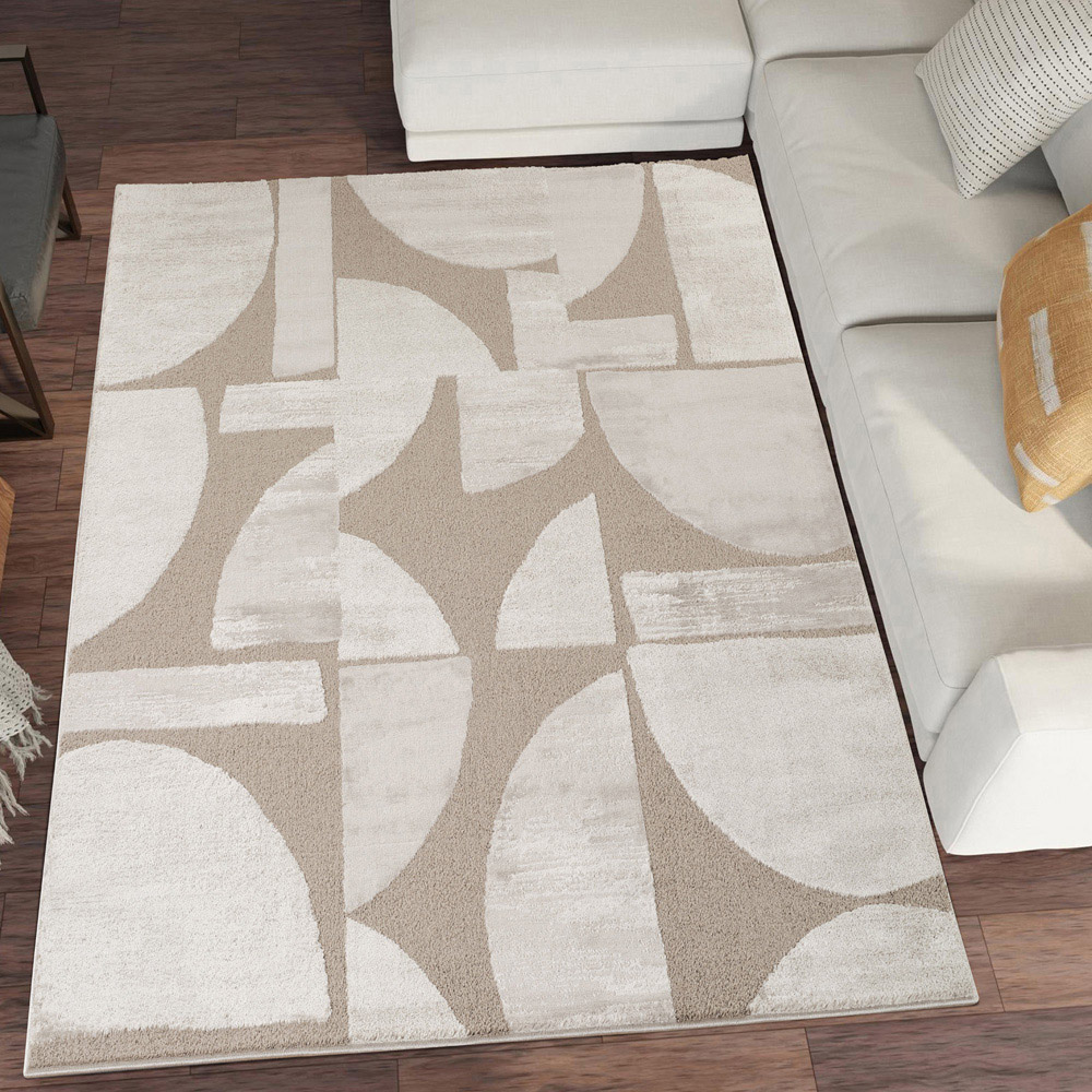 Desire Rugs Hamilton Mocha Abstract Motif Rug 120 x 170cm Image 2