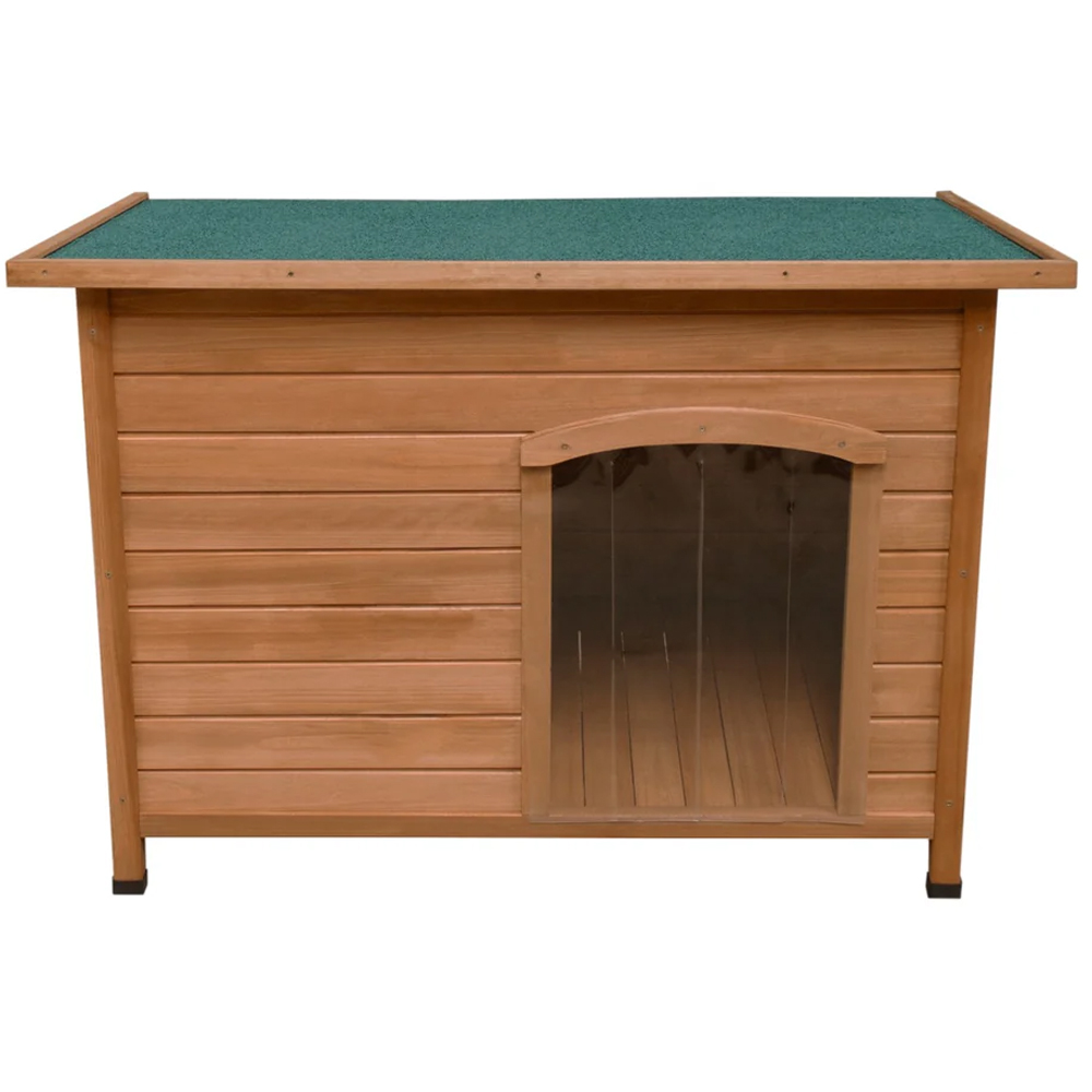 MonsterShop Large Wooden Dog Kennel Image 3