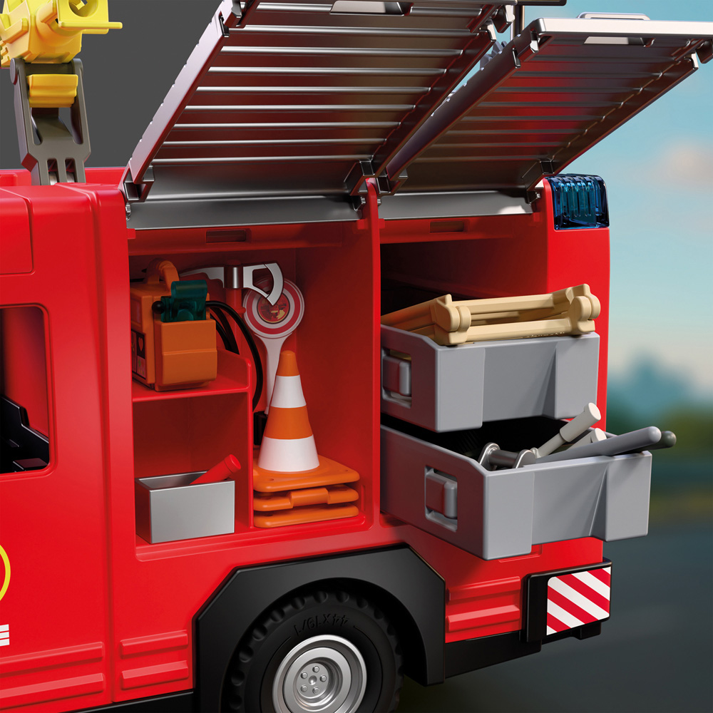 Playmobil Fire Rescue Truck Play Set 126 Piece Image 7