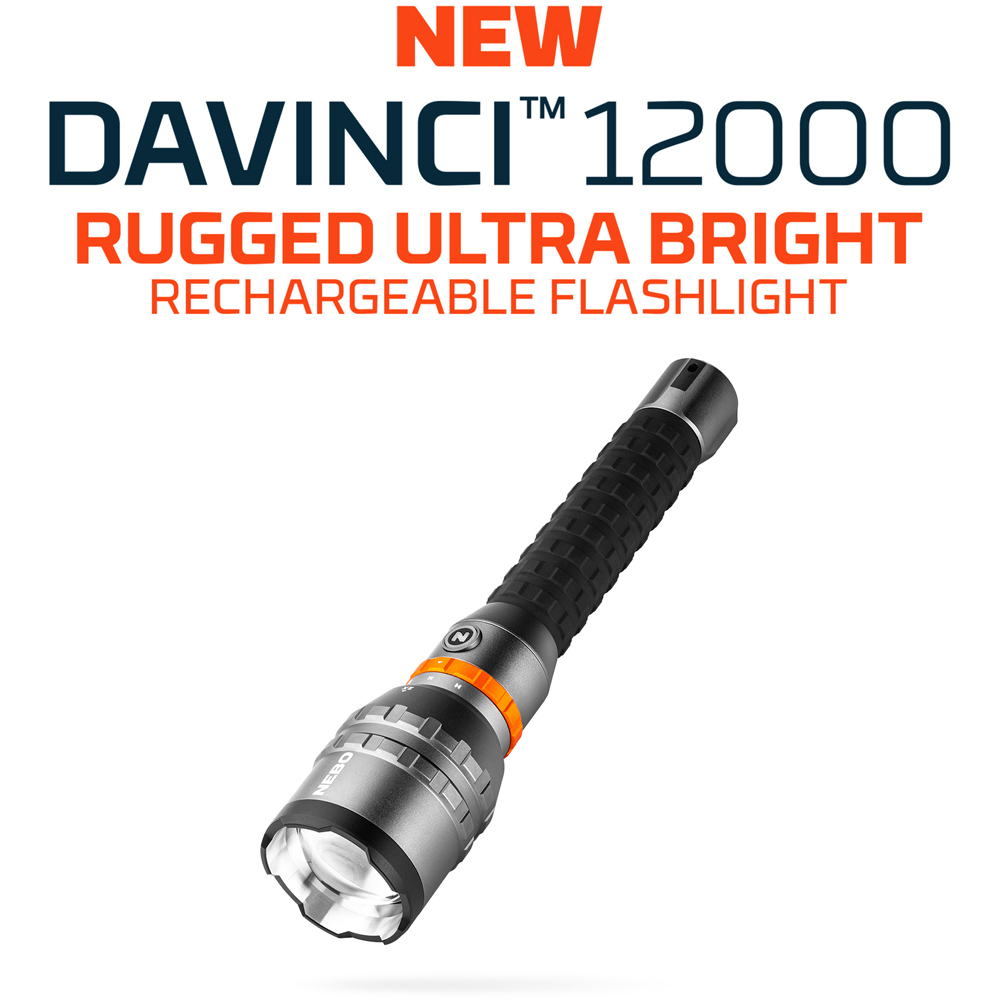 Nebo Davinci 12000 12000 Lumens Magnetic Mag Dial Rechargeable LED Torch with 2x Zoom Image 2