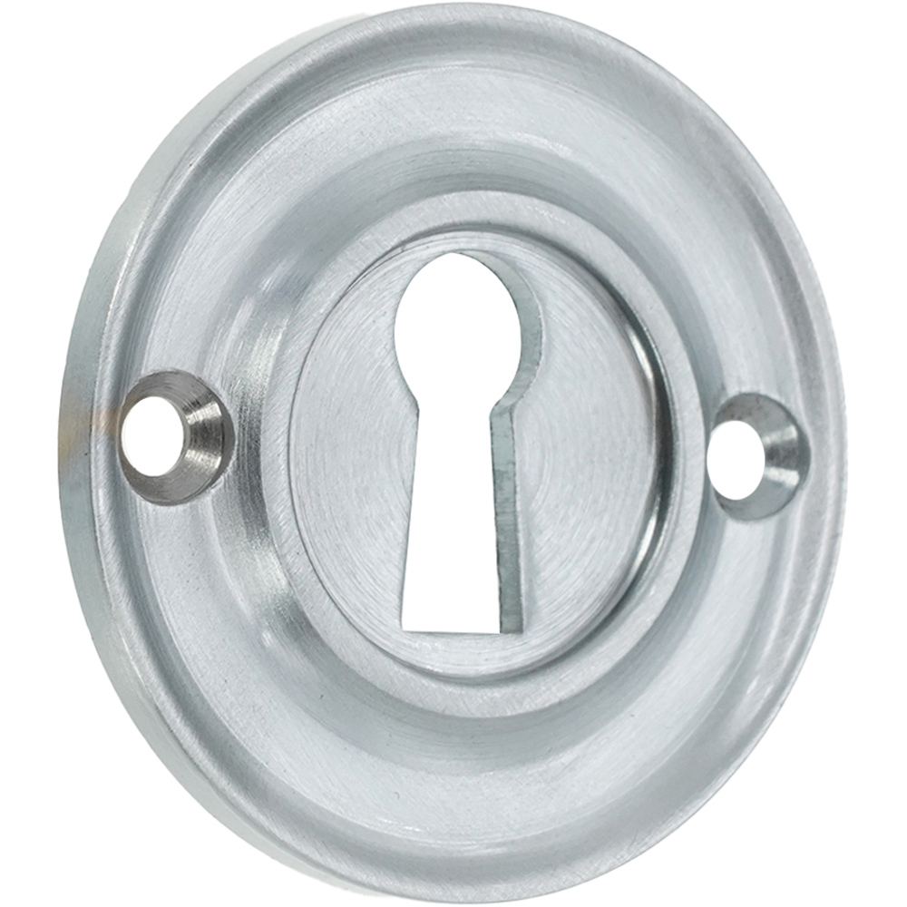 Spira Brass Slimline Standard Satin Chrome Escutcheon Image 1