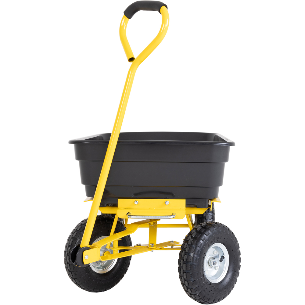 Charles Bentley Bulldozer Pro Heavy Duty Garden Dump Cart 200Kg Image 4