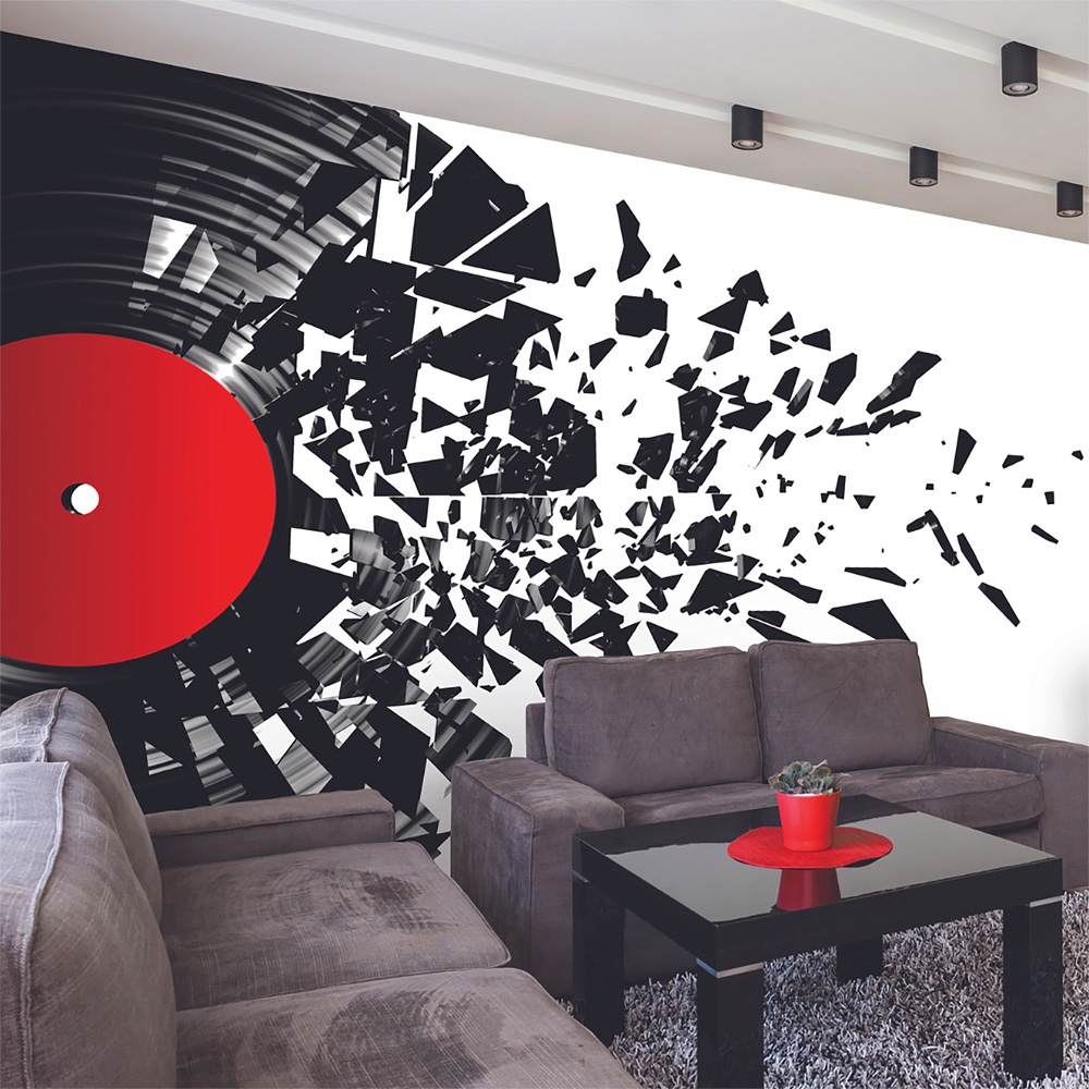 Origin Murals Smashed Vinyl Multicolour Wall Mural Image 1