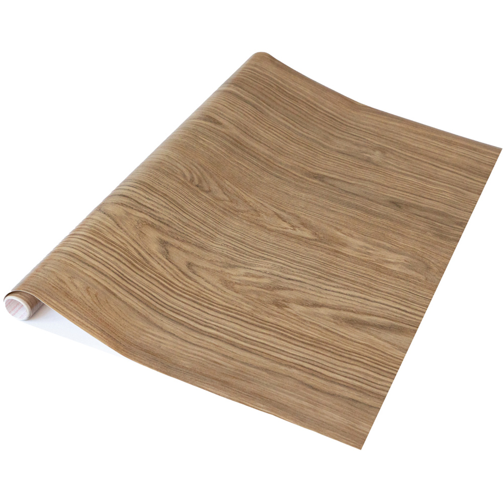 d-c-fix Casella Oak Brown Self-Adhesive Plastic Vinyl Wrap Film 67.5cm x 2m 5 Pack Image 3