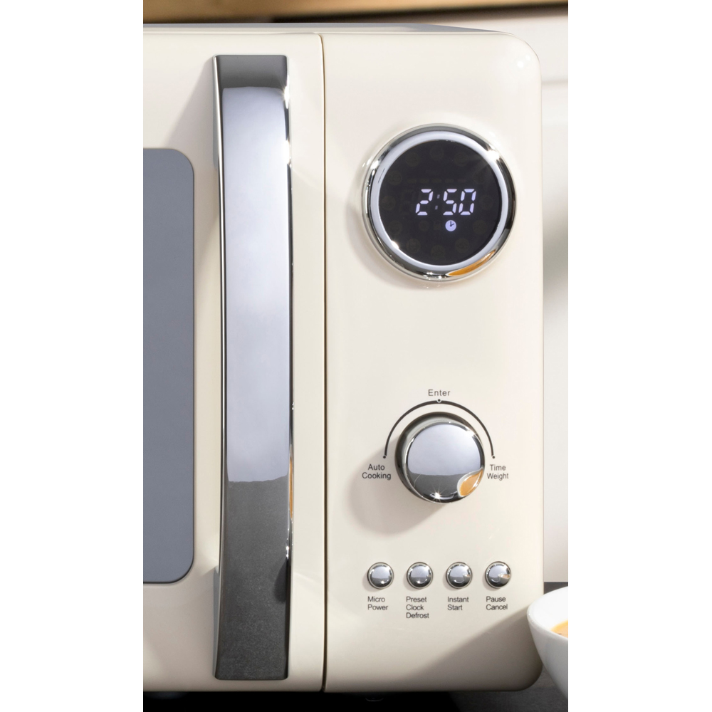 Daewoo Kensington Cream Digital Microwave 800W Image 4